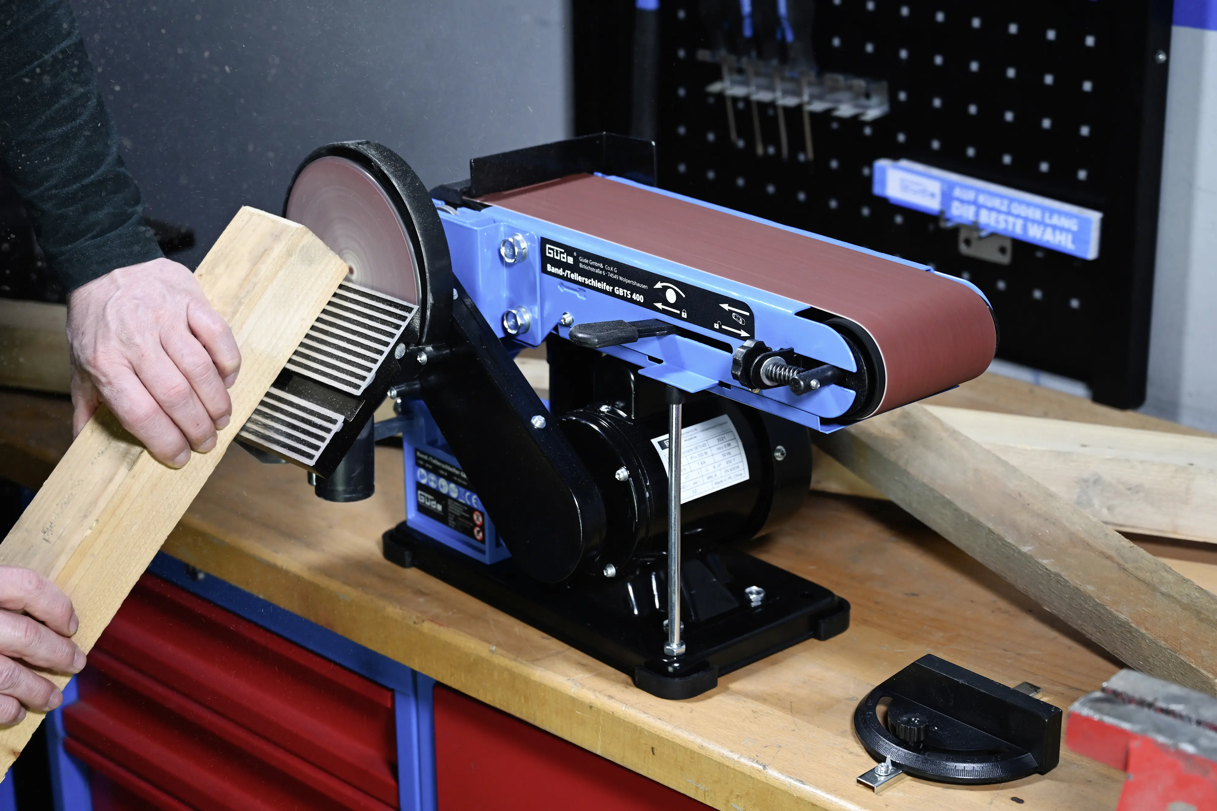 Güde Band- und Tellerschleifer GBTS 4000 