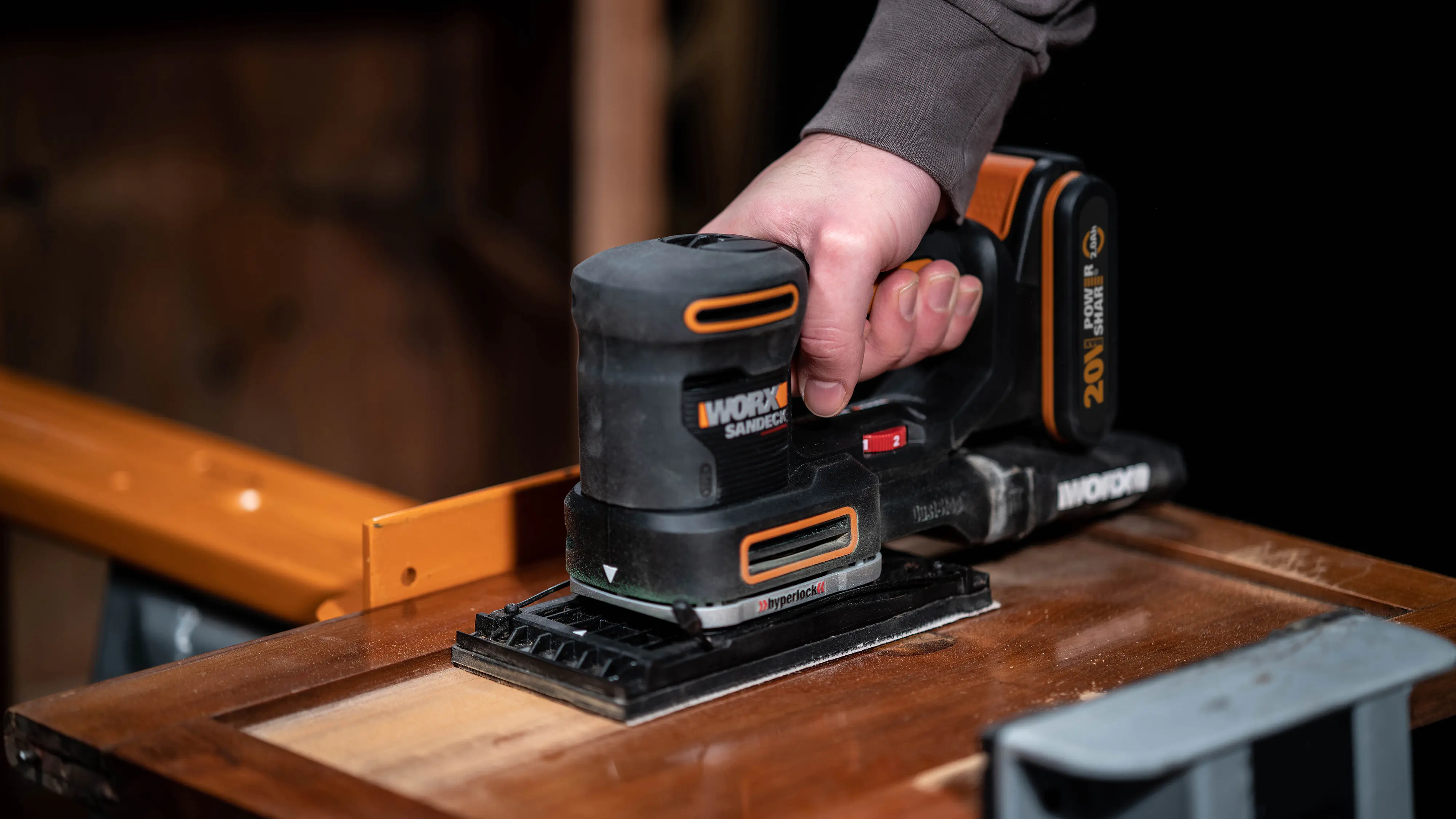 Worx Akku-Multischleifer WX820.9 20 V ohne Akku & Ladegerät Worx Akku-Multischleifer WX820.9 20 V ohne Akku & Ladegerät
