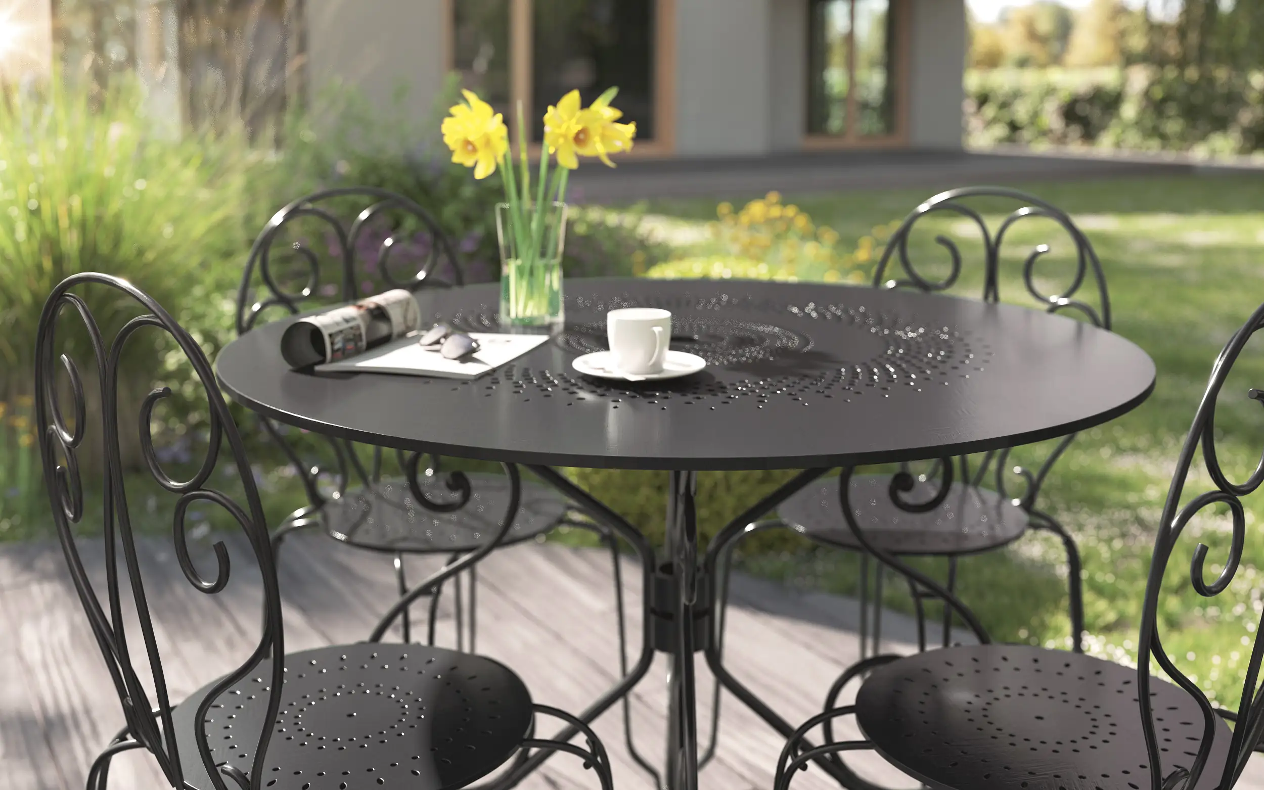 Alpina Metallschutz-Lack Anti-Rost 750 ml anthrazit glänzend Alpina Metallschutz-Lack Anti-Rost 750 ml anthrazit glänzend