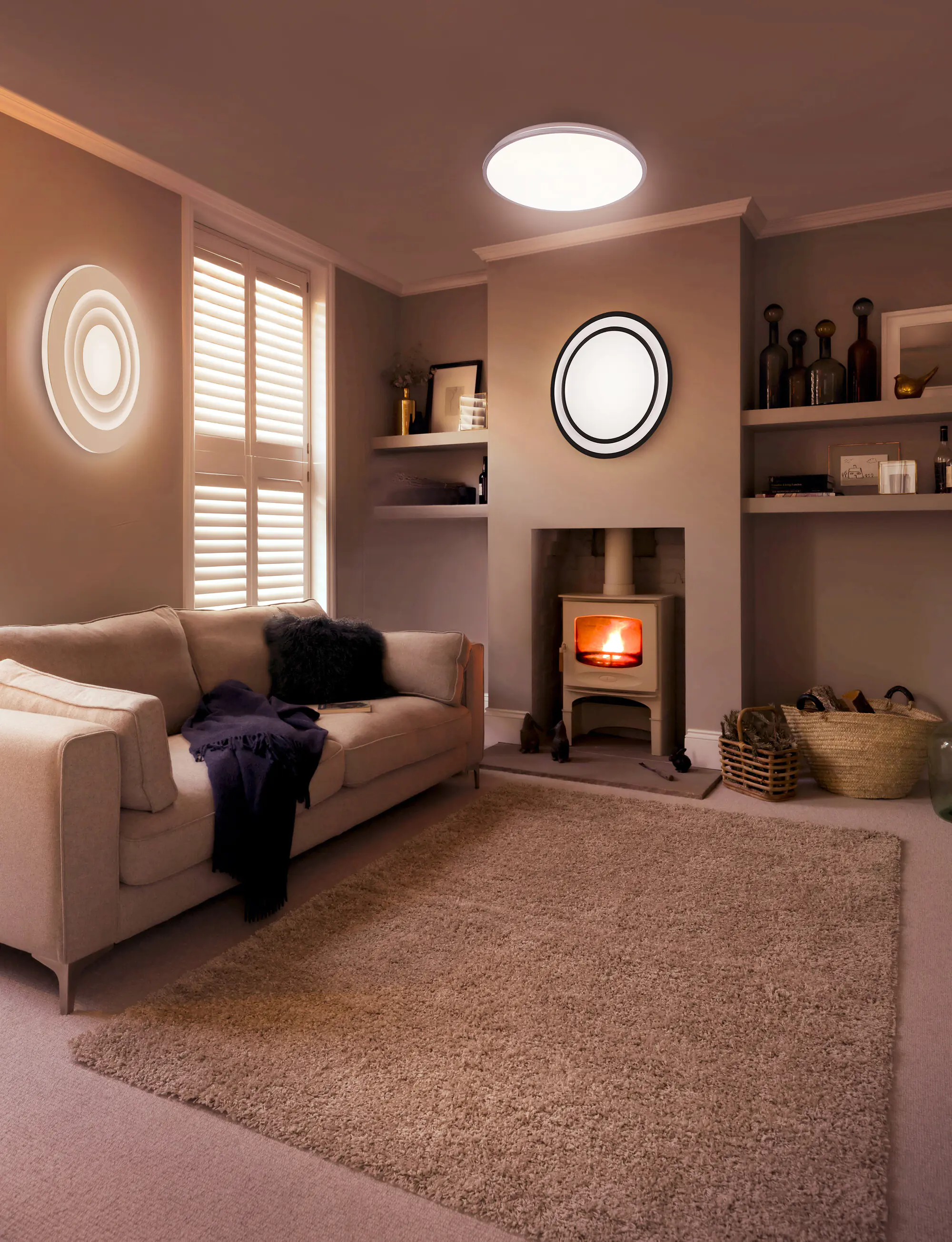 Osram LED Panel Color + White weiß 19,8 cm eckig 17 Watt