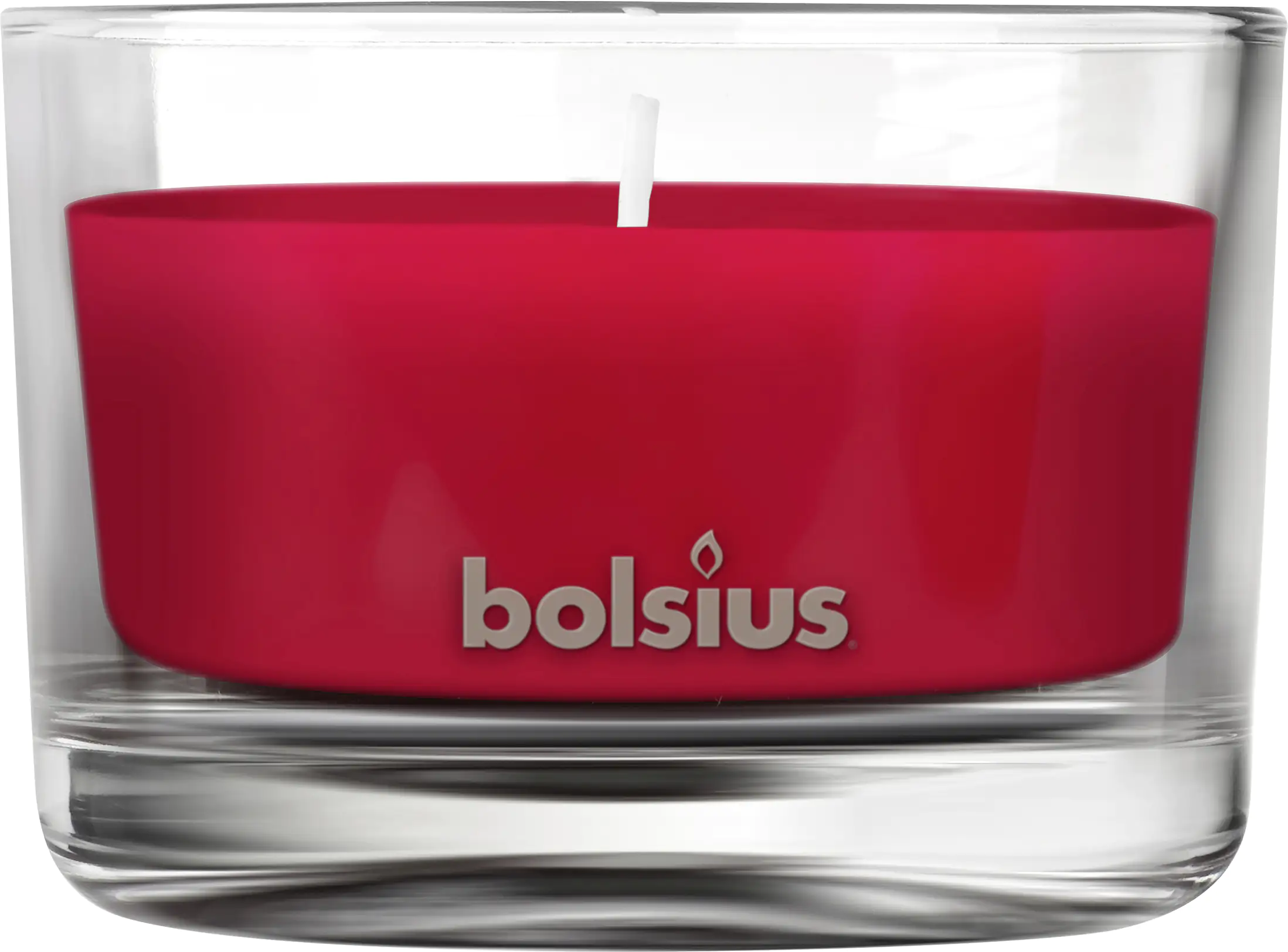 Bolsius Duftkerze im Glas Granatapfel, Höhe 6 cm, Ø 9 cm