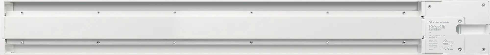 Schwaiger Modulare Stromleiste 75 cm max. 3680W weiß Schwaiger Modulare Stromleiste 75 cm max. 3680W weiß