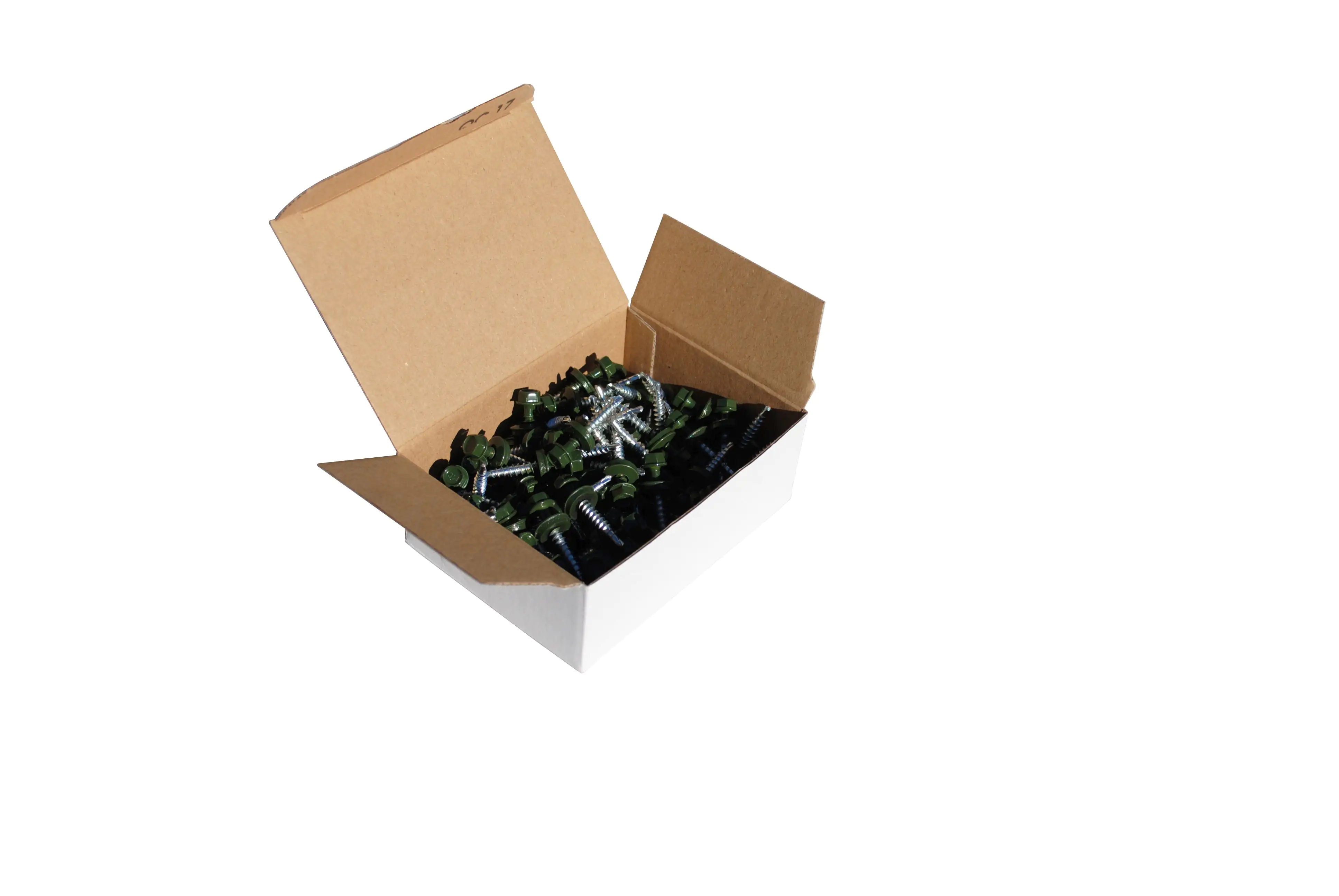 Weckman Schrauben 4,8 x 35 mm 100 Stk. nadelgrün