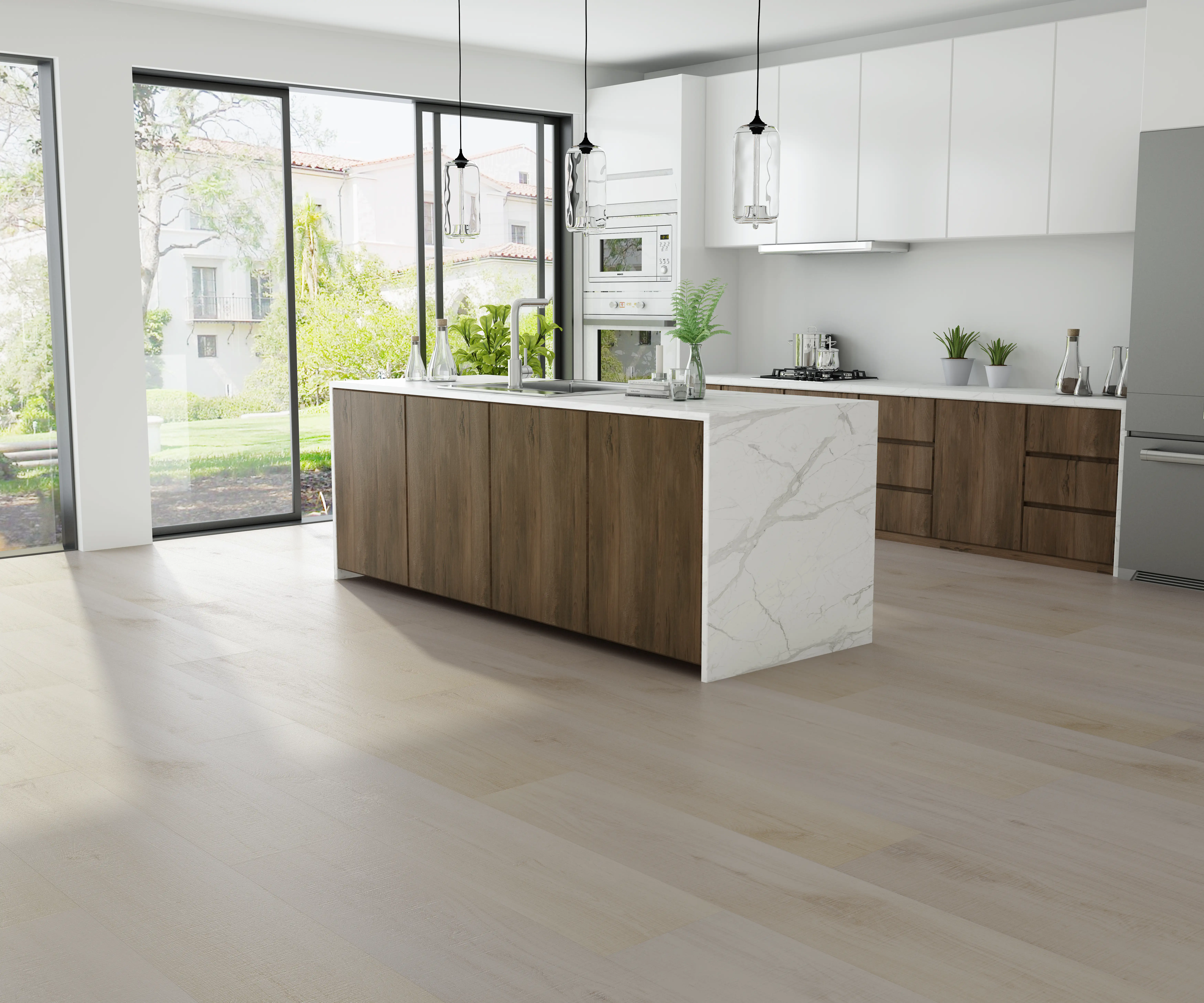 B.S. Bauprogramm Designboden Weißeiche 158 x 23 cm 5 mm extra lange Diele