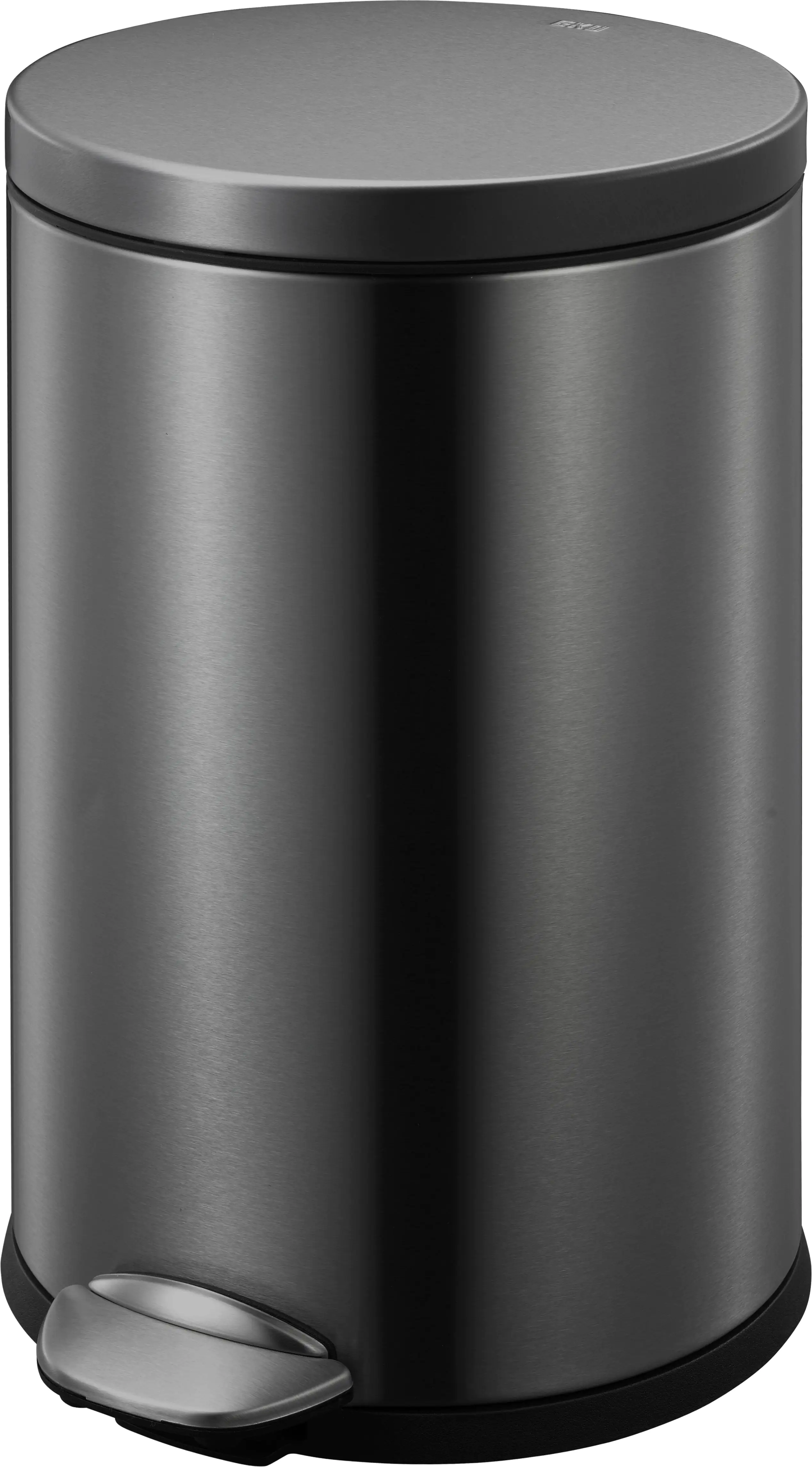 4333692002547 Treteimer Eko 12 L Edelstahl schwarz Anti-Fingerprint