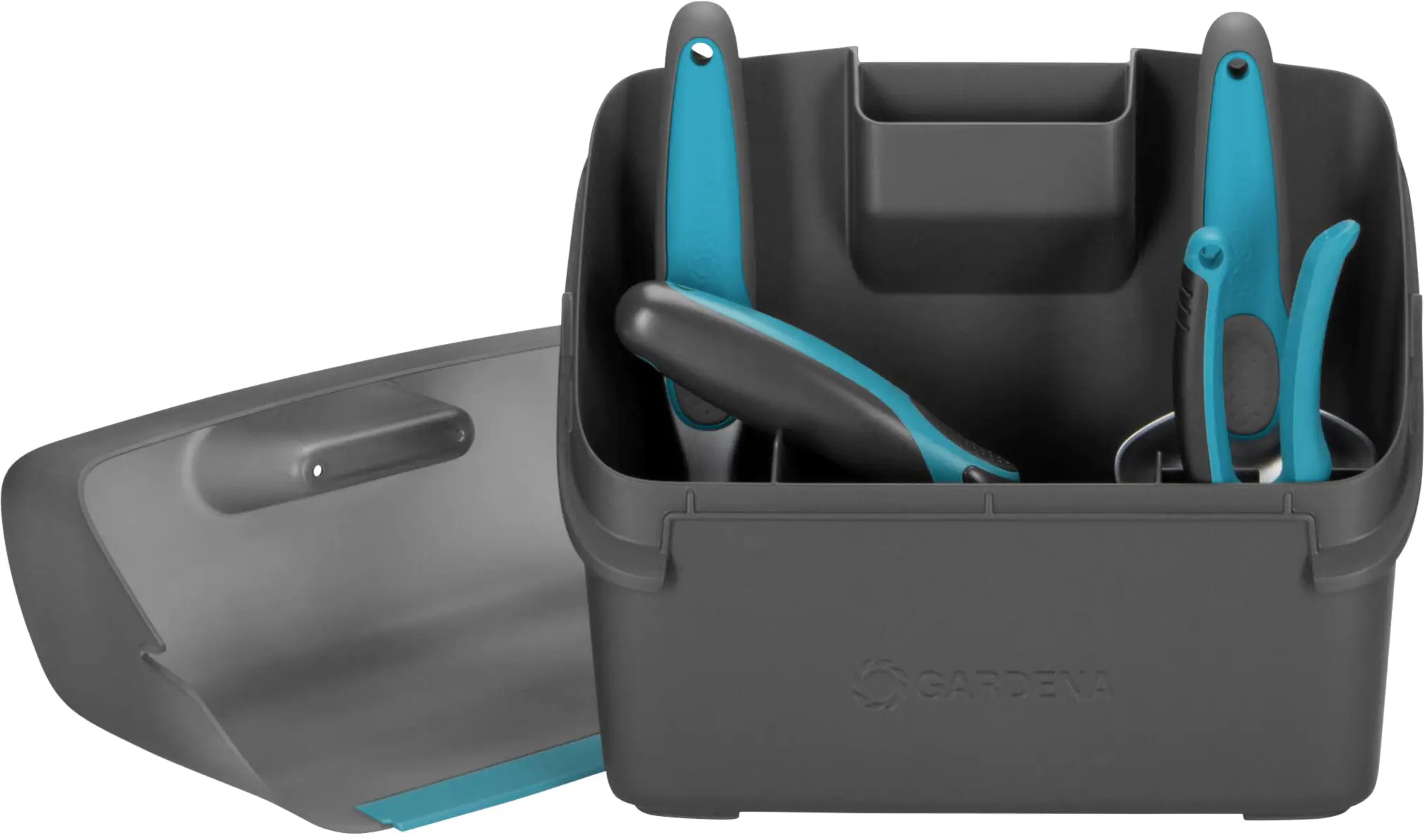 Gardena Balkon-Box City Gardening Blumenkelle Grubber Schere Handbesen