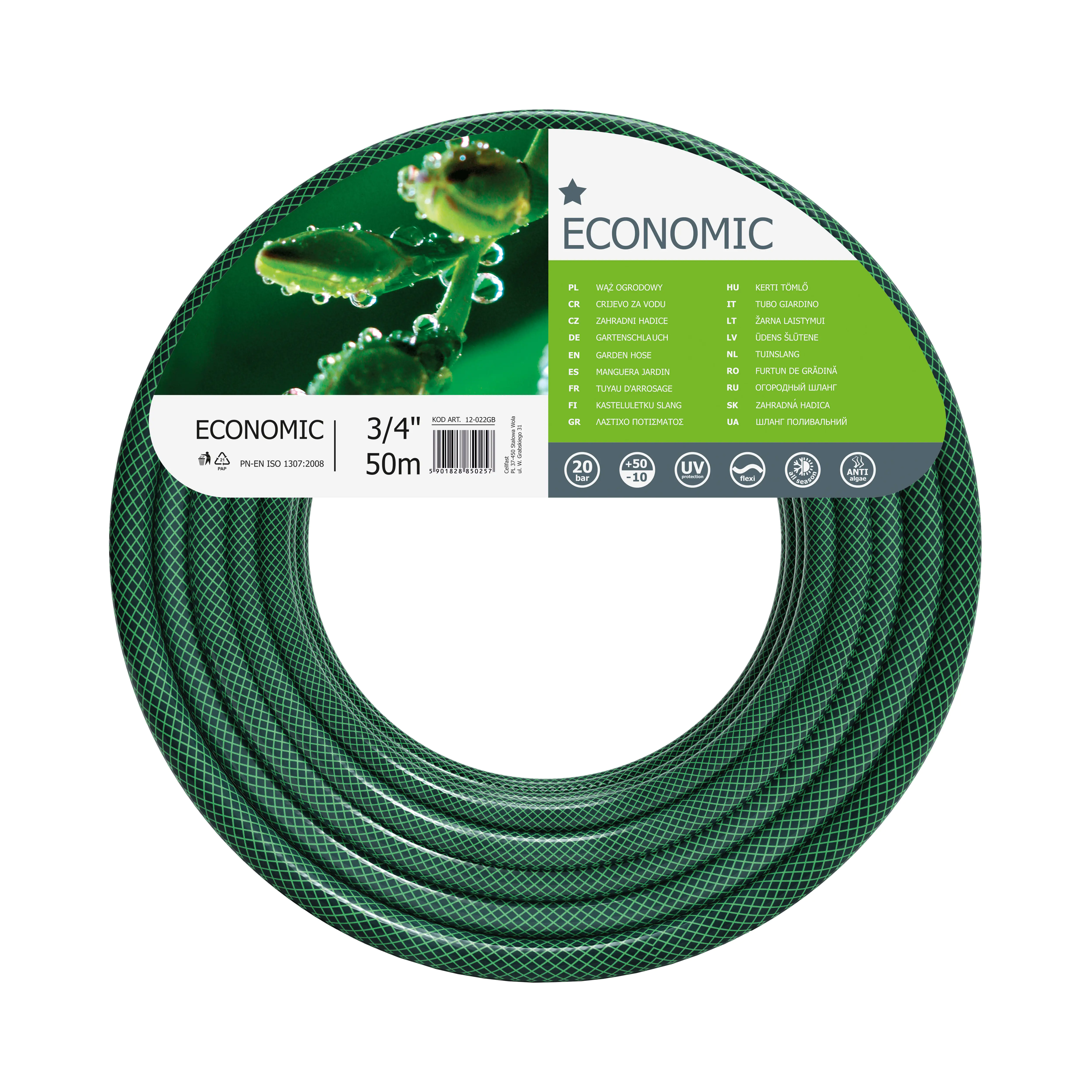 Gartenschlauch Economic 50 m 19 mm (3/4")