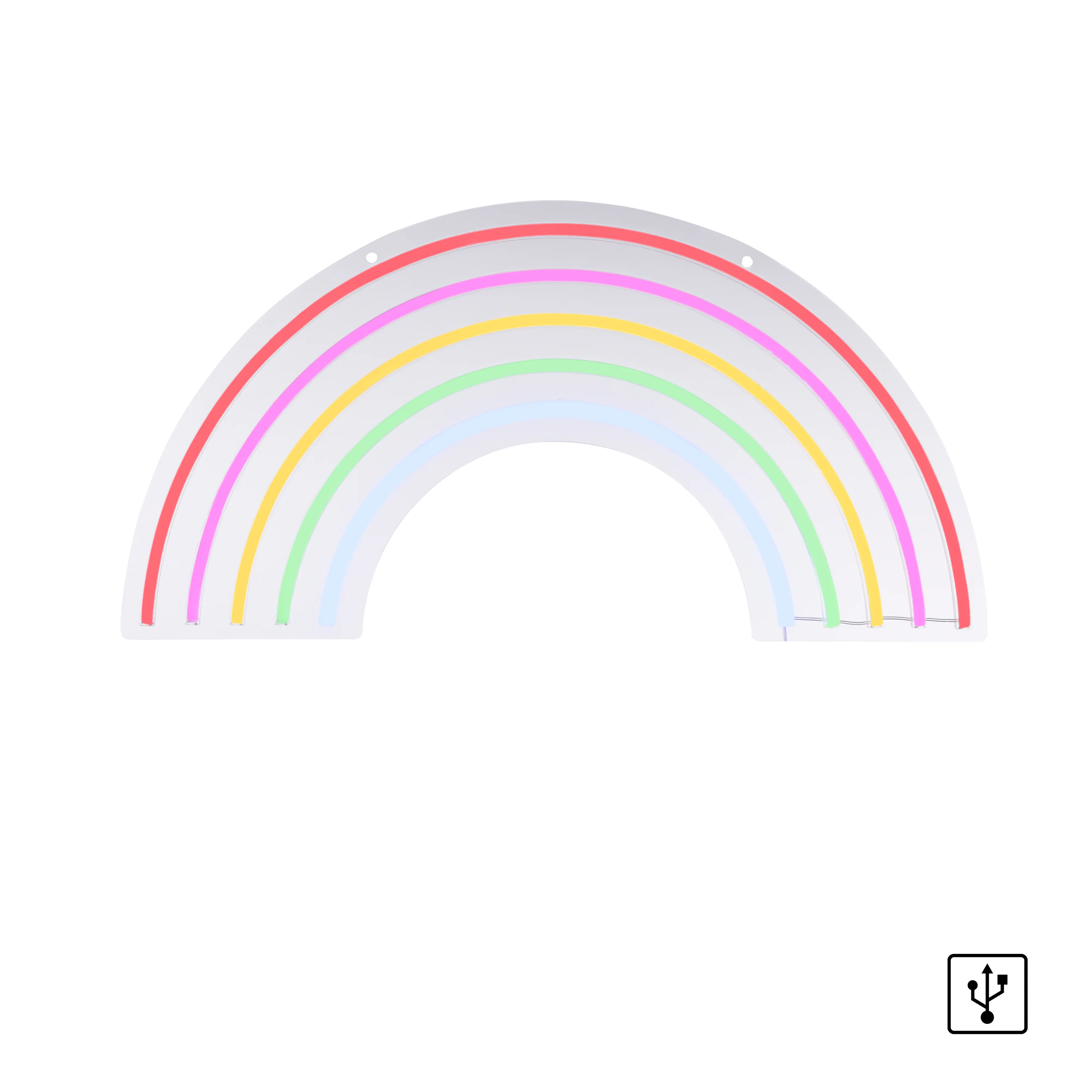 Just light LED Dekoleuchte Rainbow 63 x 1,5 x 32 cm Just light LED Dekoleuchte Rainbow 63 x 1,5 x 32 cm
