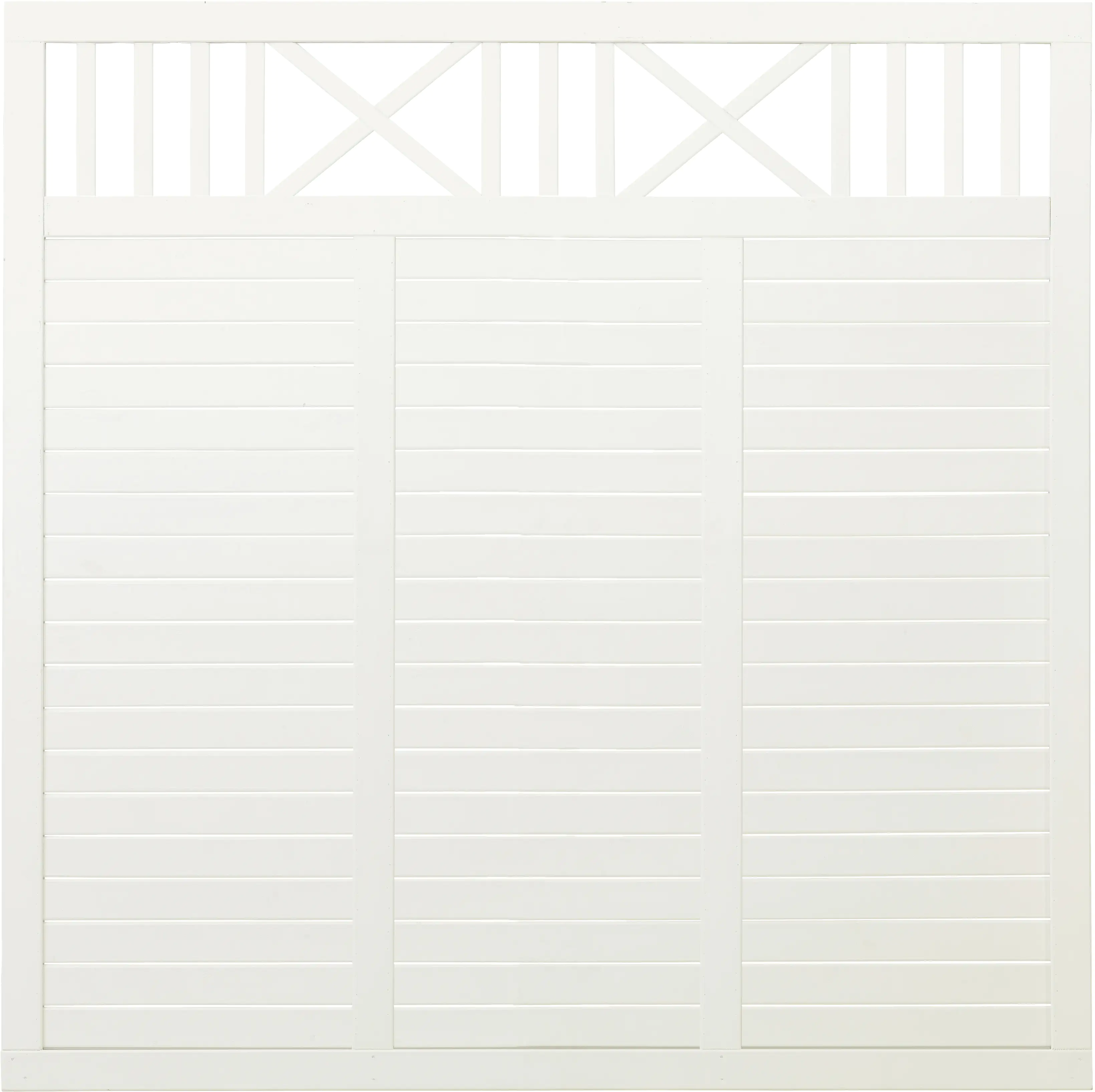 Plus Zaun Nostalgie 180 x 180 cm RAL 9010 Weiß