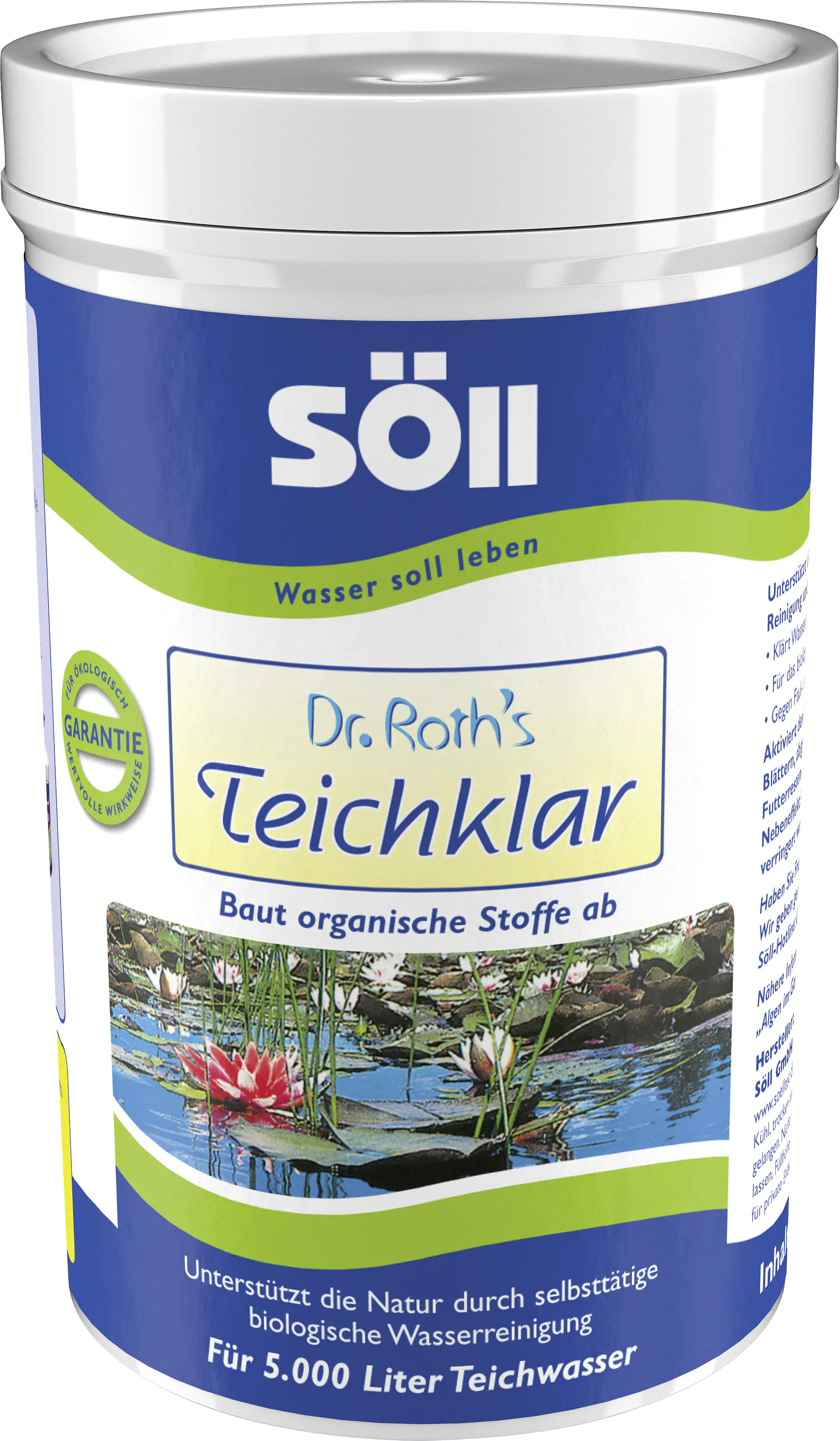 Söll Dr. Roth's TeichKlar 250 g Söll Dr. Roth's TeichKlar 250 g