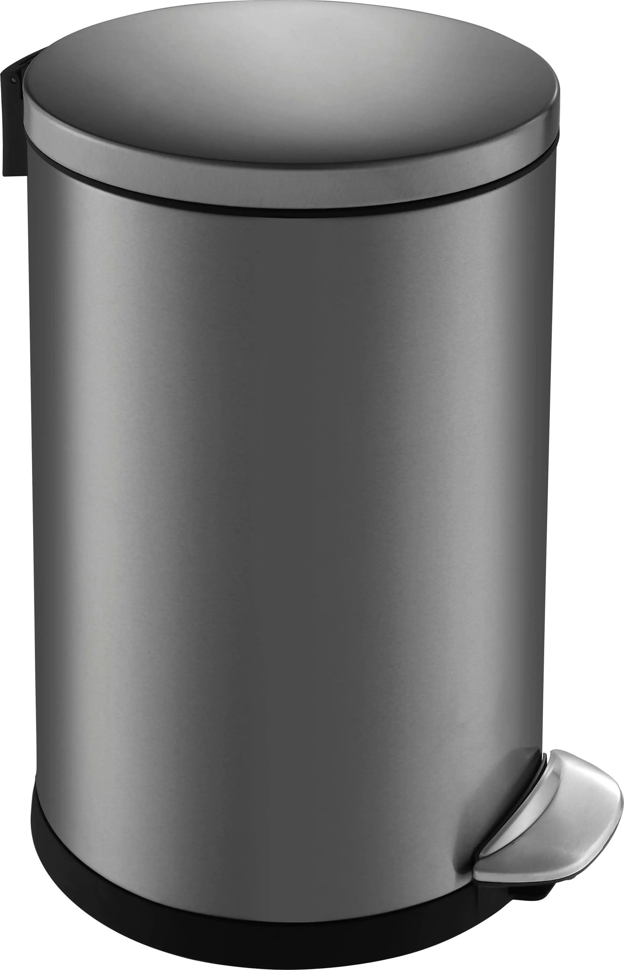 Treteimer Eko 20 L Edelstahl schwarz Anti-Fingerprint Treteimer Eko 20 L Edelstahl schwarz Anti-Fingerprint