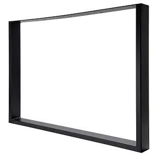 Hettich Tischgestell U 90 x 71 cm Stahl schwarz - 1 Stück