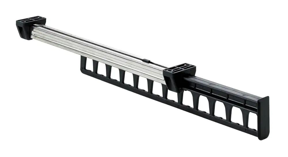 Hettich Kleiderbügelhalter ausziehbar 300 mm Stahl/Kunststoff, 1 Stück