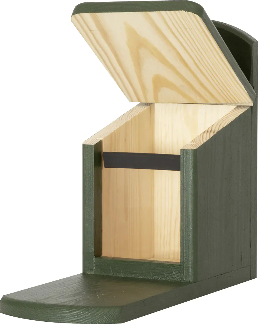 CJ Wildlife Eichhörnchen Futterautomat Tofino grün LxBxH: ca. 30x13x22,5 cm