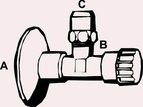 Schell Eckventil AG 1/2", selbstdichtender Anschluss