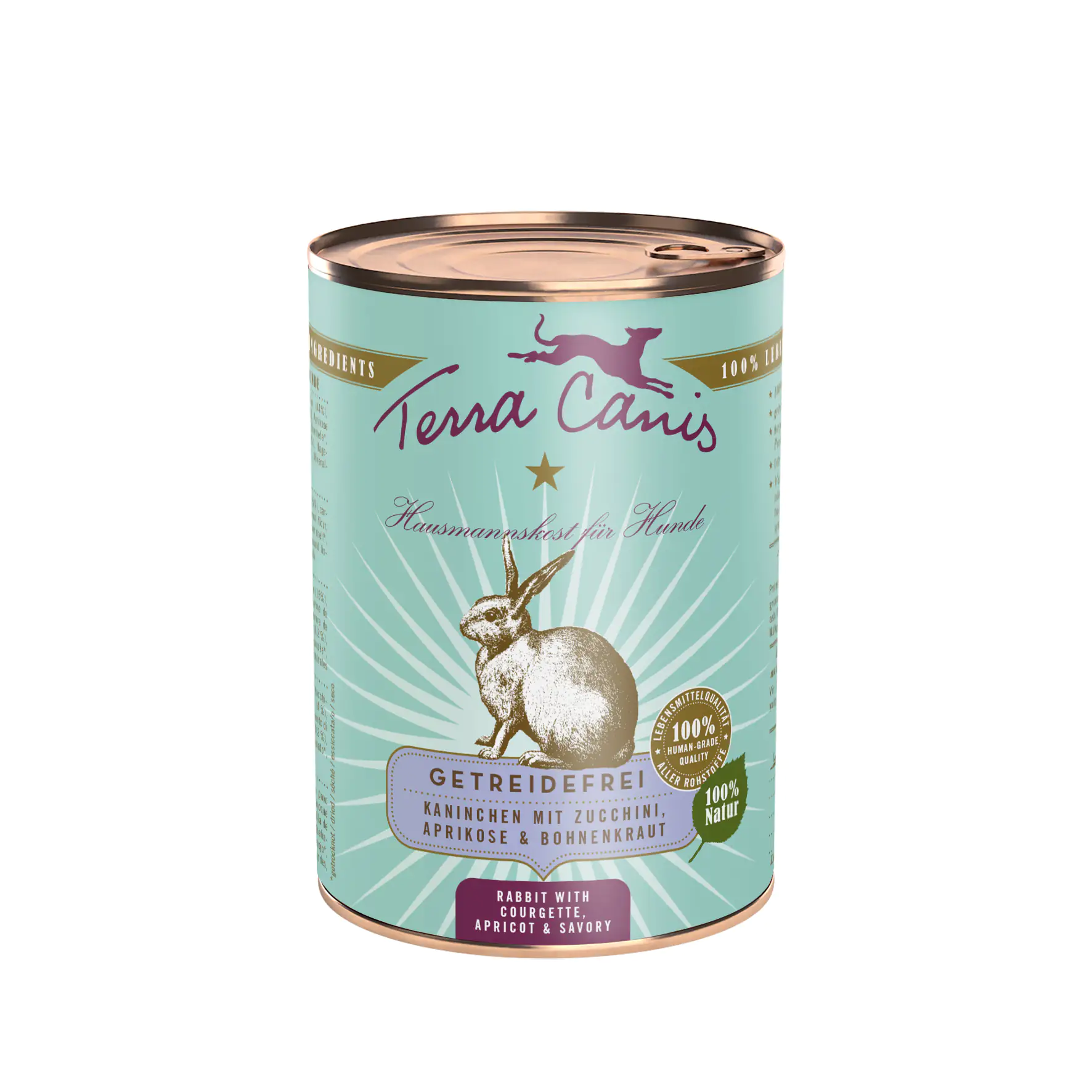 Terra Canis Adult Kaninchen mit Zucchini Aprikose & Borretsch 400 g