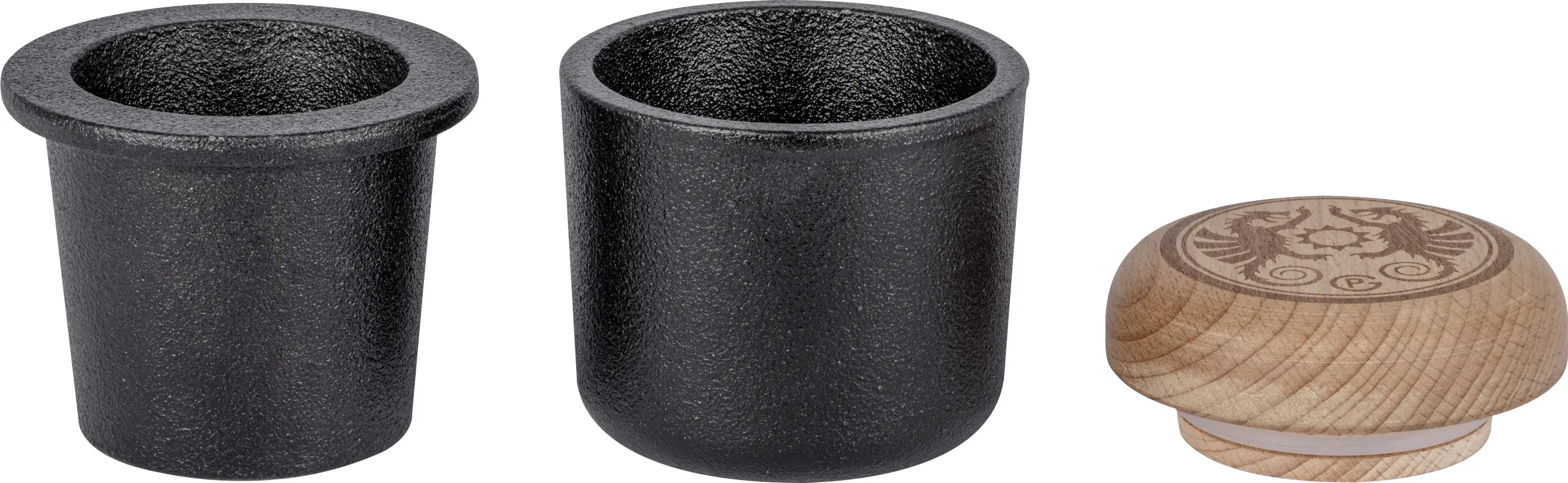 Petromax Handmörser Gusseisen schwarz