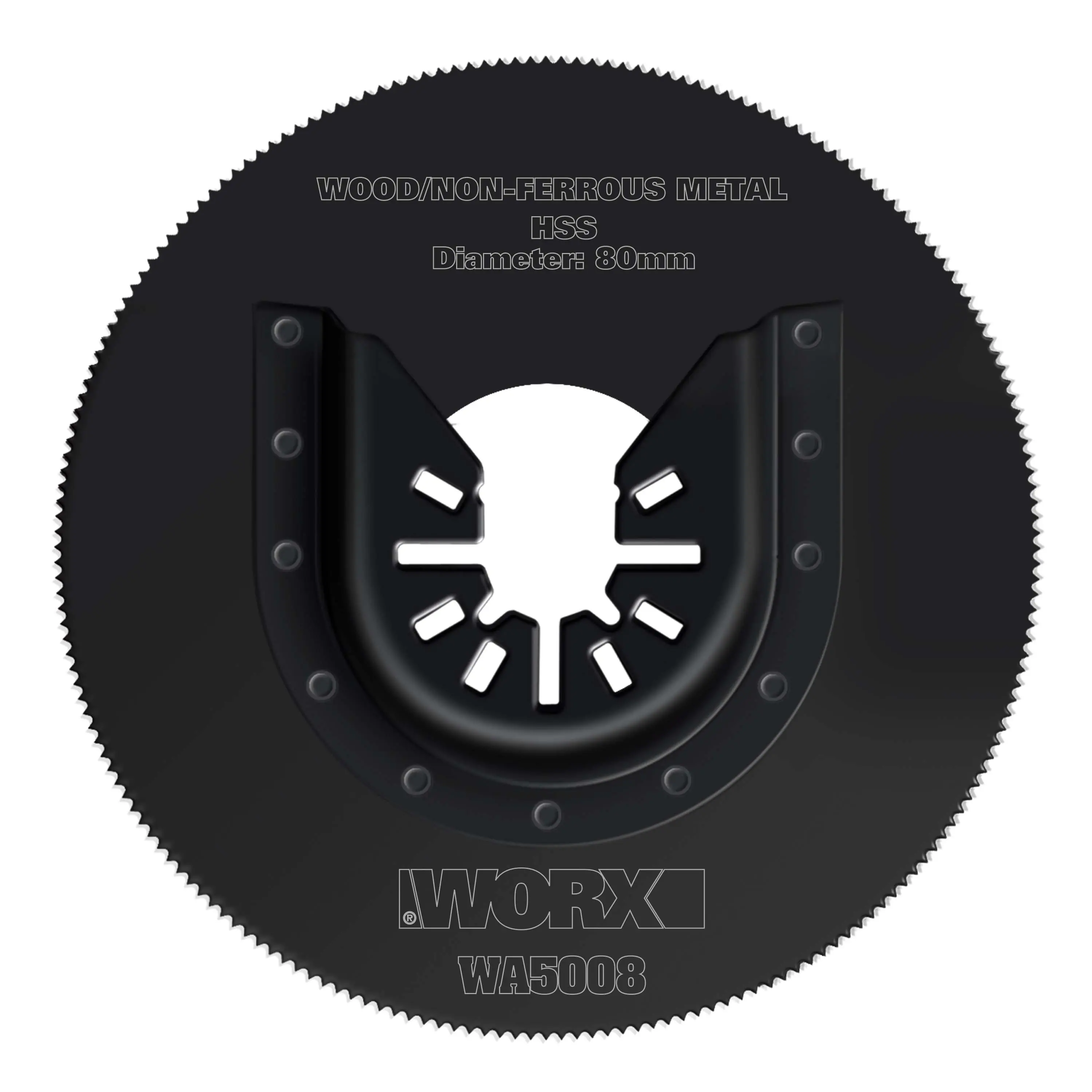Worx HSS Sägeblatt 80 mm WA5008  Worx HSS Sägeblatt 80 mm WA5008