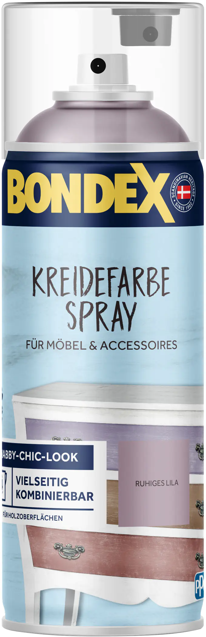 Bondex Kreidefarbe Spray 400 ml ruhiges lila