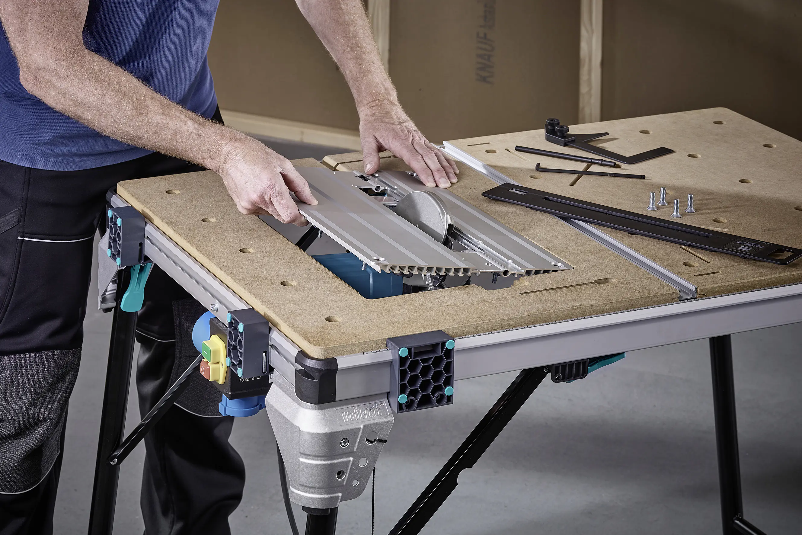 Wolfcraft Maschinenspanntisch Master Cut 2600 für Sägen und Fräsen Wolfcraft Maschinenspanntisch Master Cut 2600 für Sägen und Fräsen