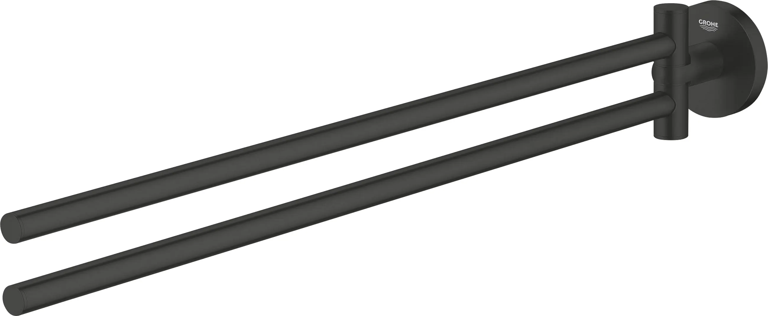 Grohe Start Handtuchhalter matt black schwenkbar