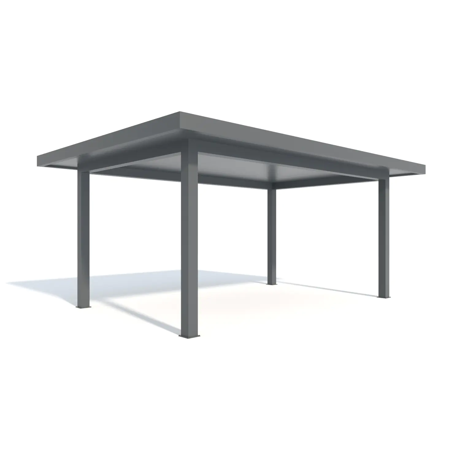 Carport Style 500 x 700 cm grau