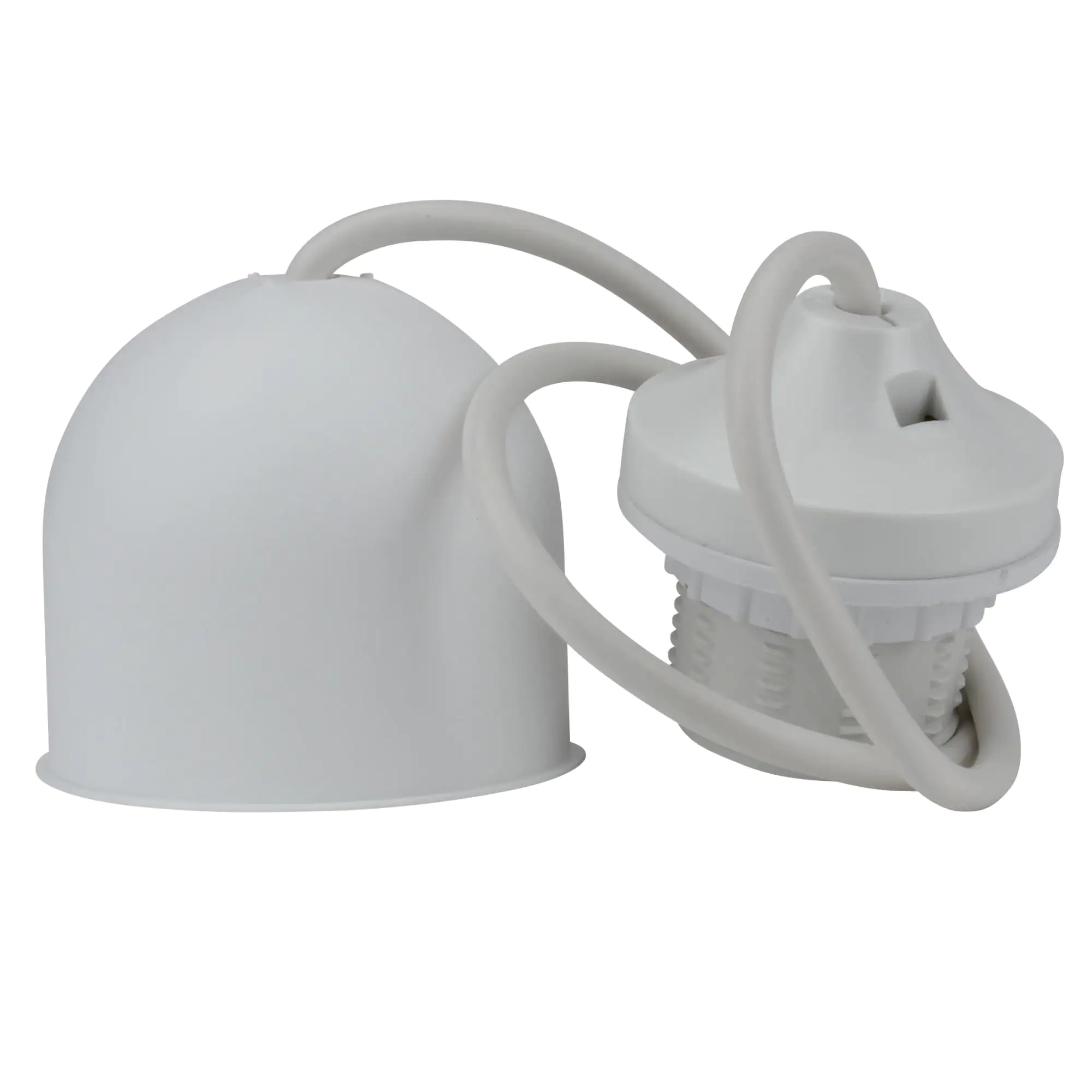 Lampen-Pendel mit Fassung E 27, weiß Lampen-Pendel mit Fassung E 27, weiß