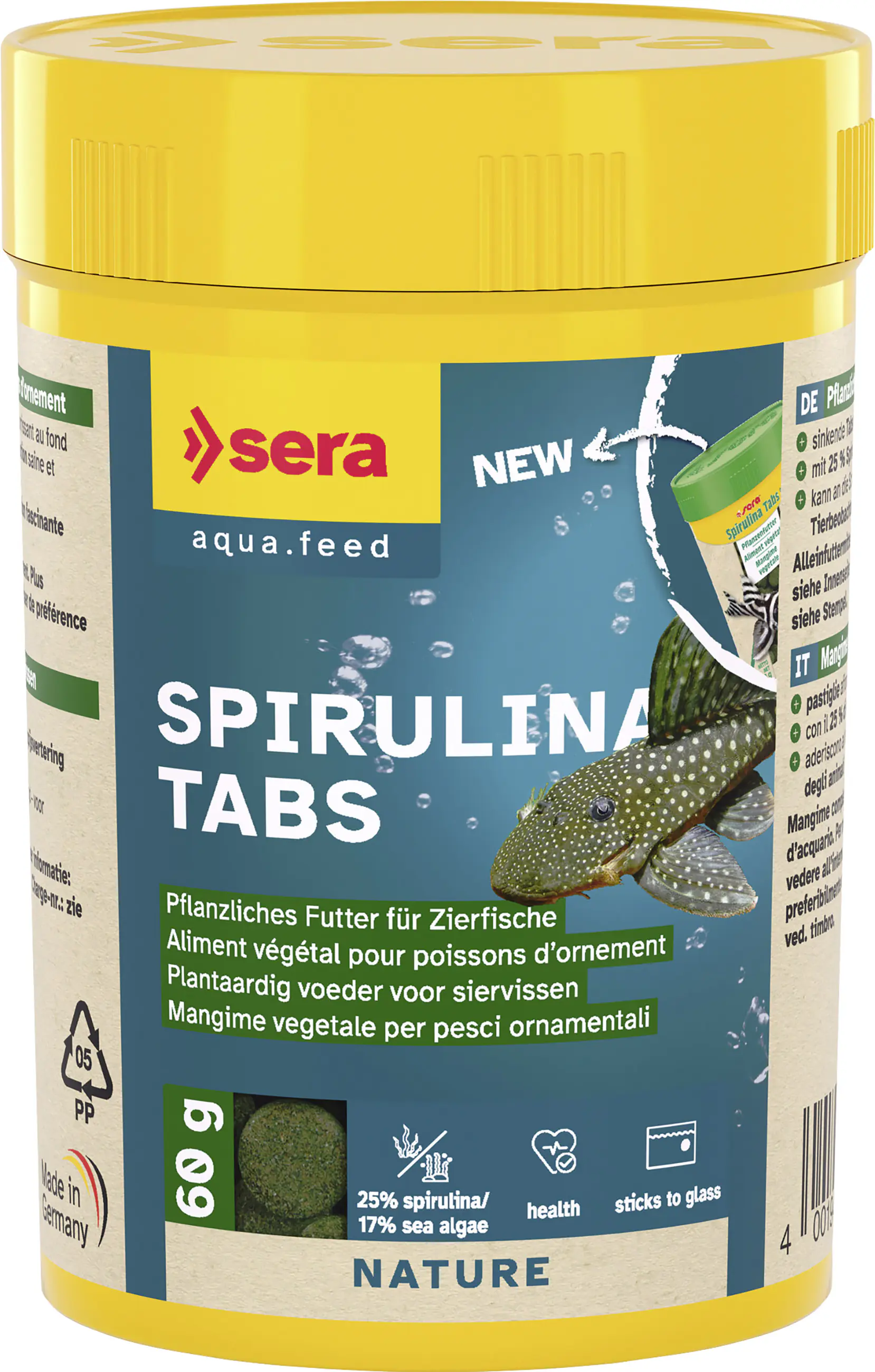 Sera Fischfutter Spirulina Tabs 60 g