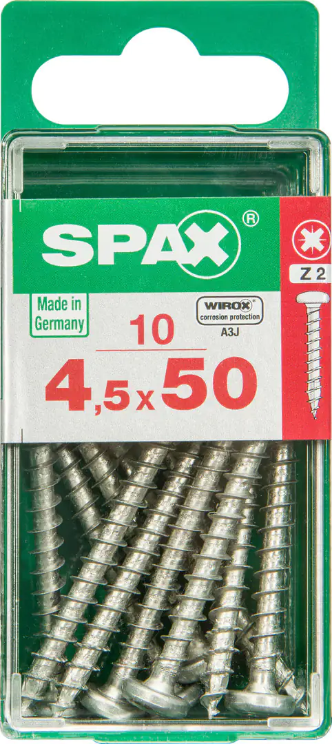 Spax Universalschrauben 4.5 x 50 mm TX 20 - 10 Stk.
