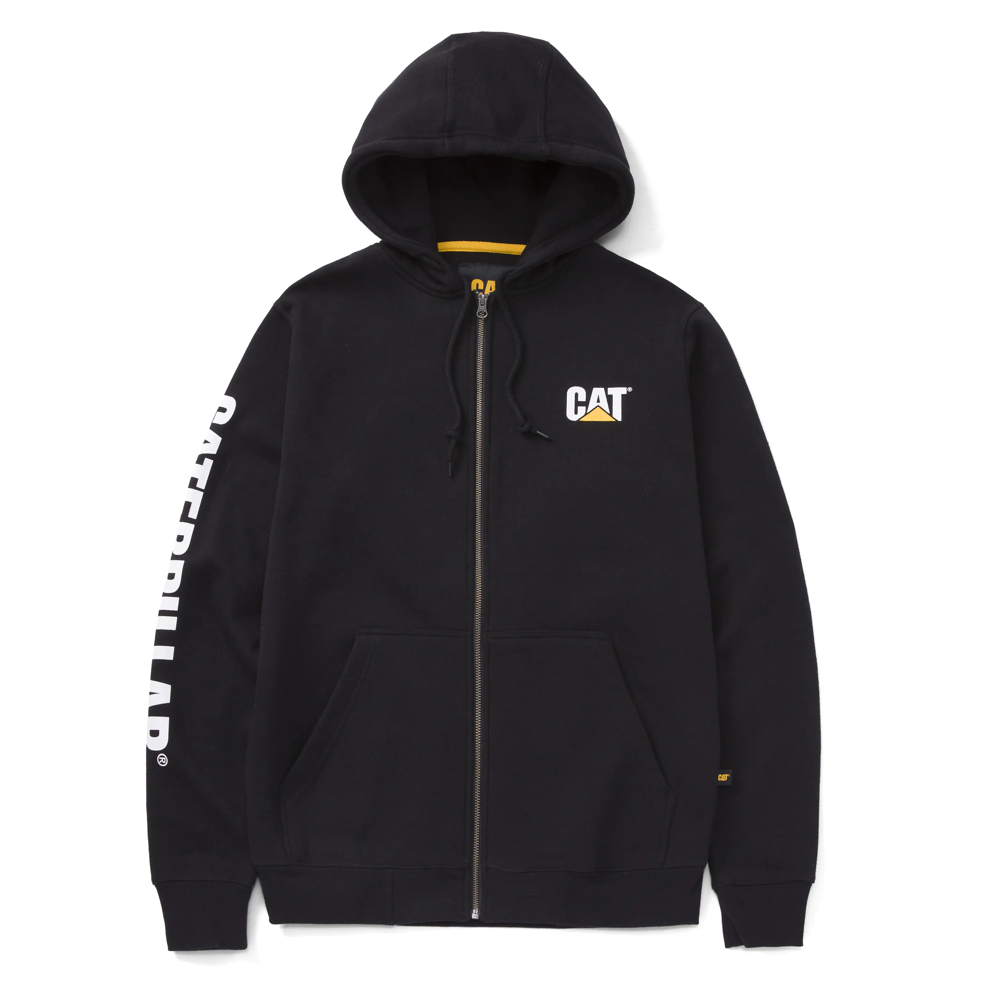 CAT Zip Hoodie Banner Größe XXL schwarz