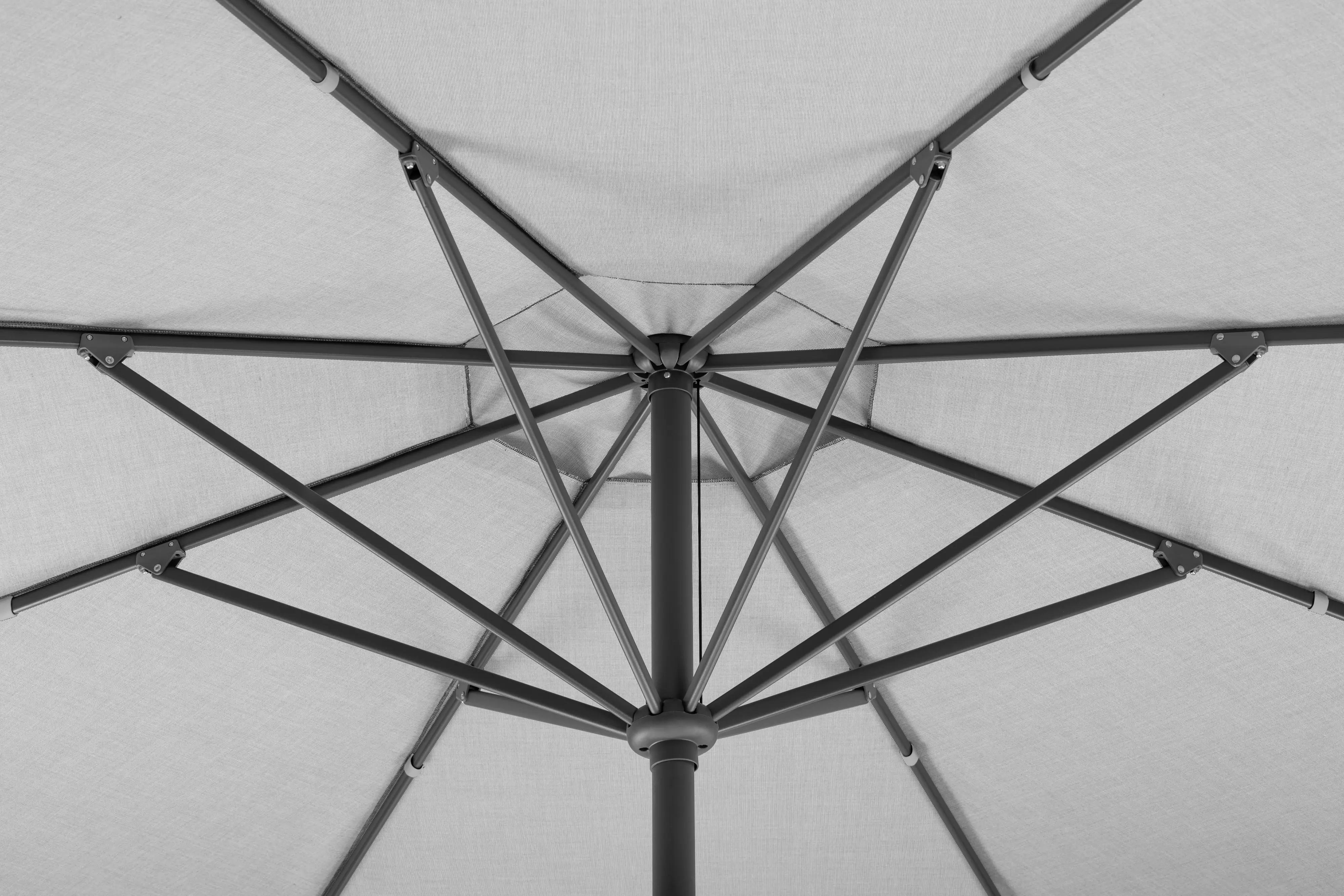Schneider Sonnenschirm Korsika silbergrau Ø 320 cm