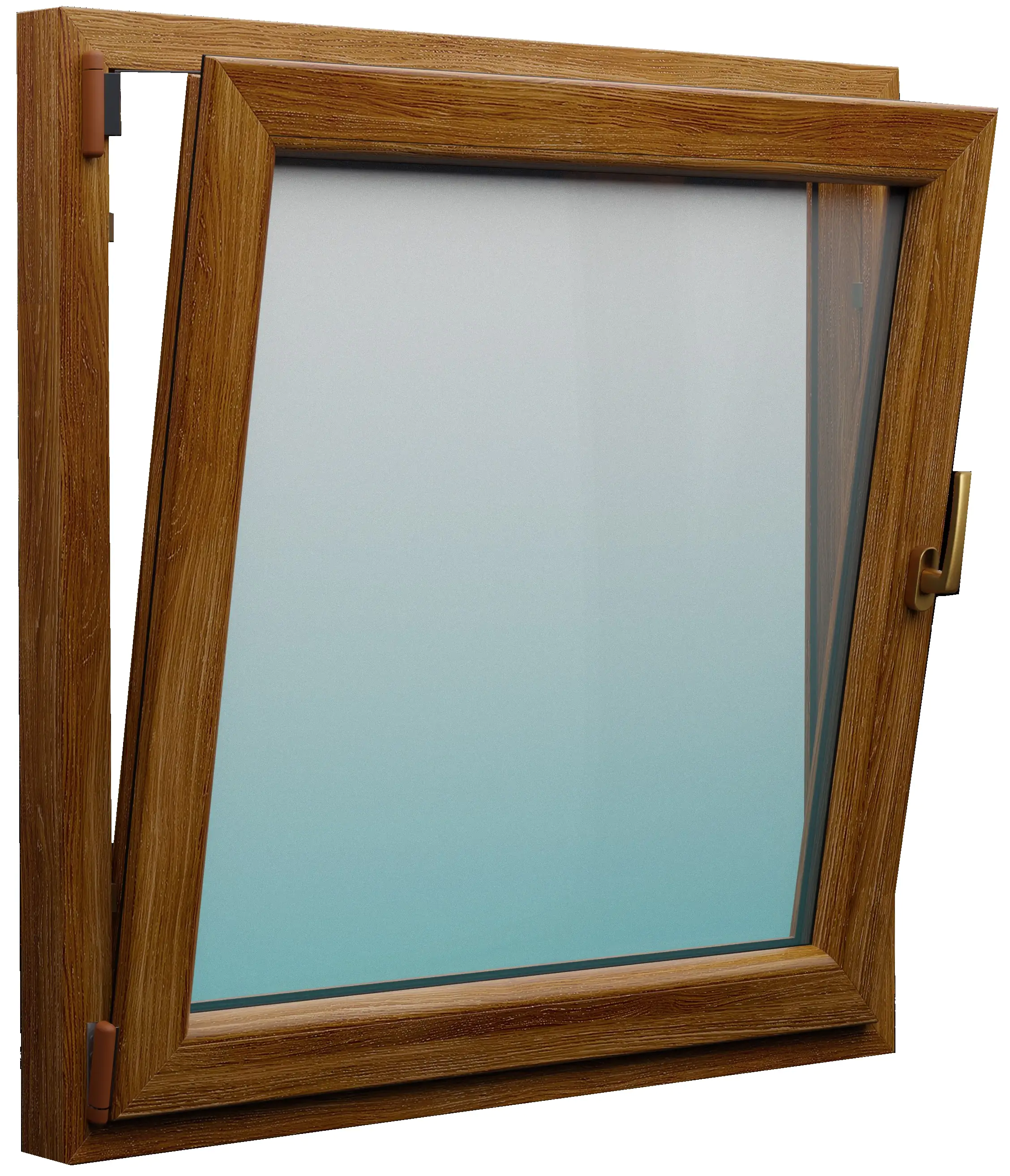 Meeth Kunststofffenster 75 x 100 cm 1-flg. Dreh-Kipp Links golden oak RC 2 N Meeth Kunststofffenster 75 x 100 cm 1-flg. Dreh-Kipp Links golden oak RC 2 N