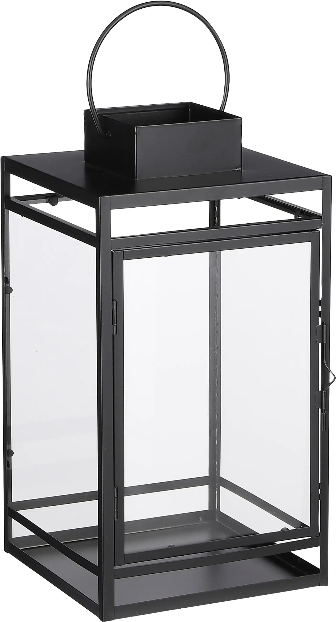 Mica Laterne Storm schwarz aus Eisen 36 x 19 x 19,5 cm Mica Laterne Storm schwarz aus Eisen 36 x 19 x 19,5 cm