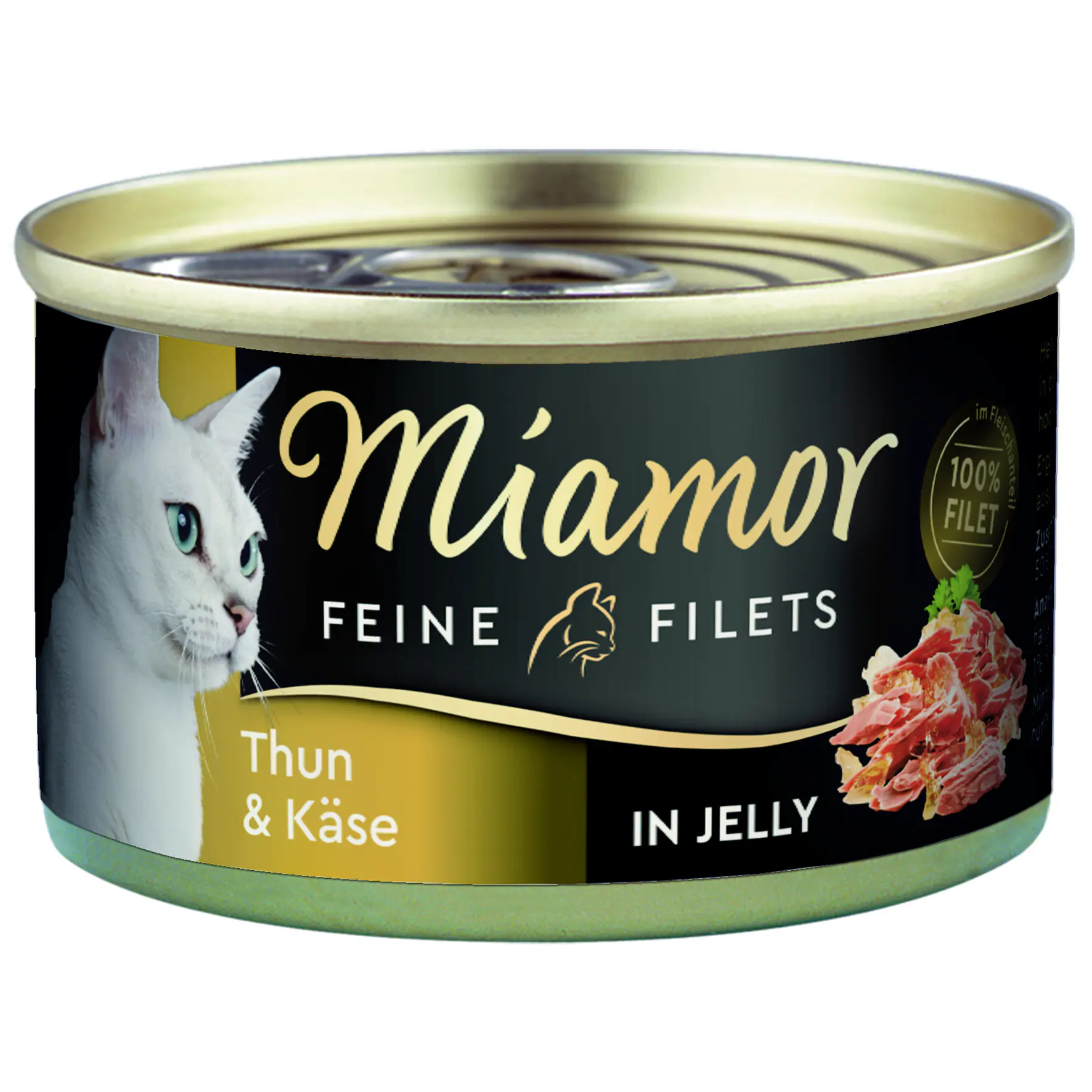 Miamor Katzennassfutter Feine Filets Thunfisch und Käse 100 g 100 g