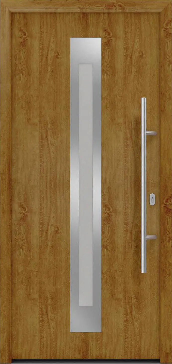 EcoStar Haustür ISOPRO IP 770S golden oak 110 x 210 cm