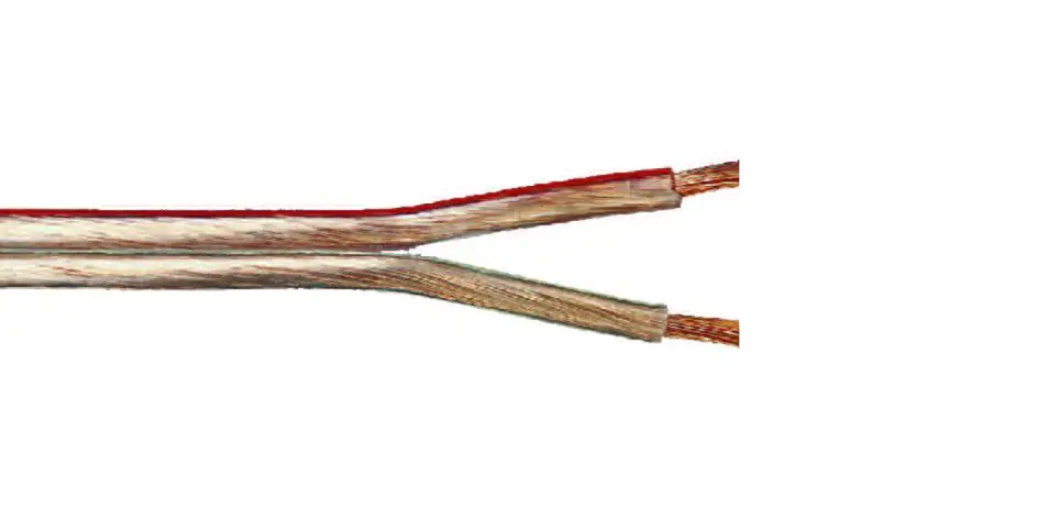 Lautsprecherleitung LS-FL 2 x 1,5 - 25 Meter, transparent