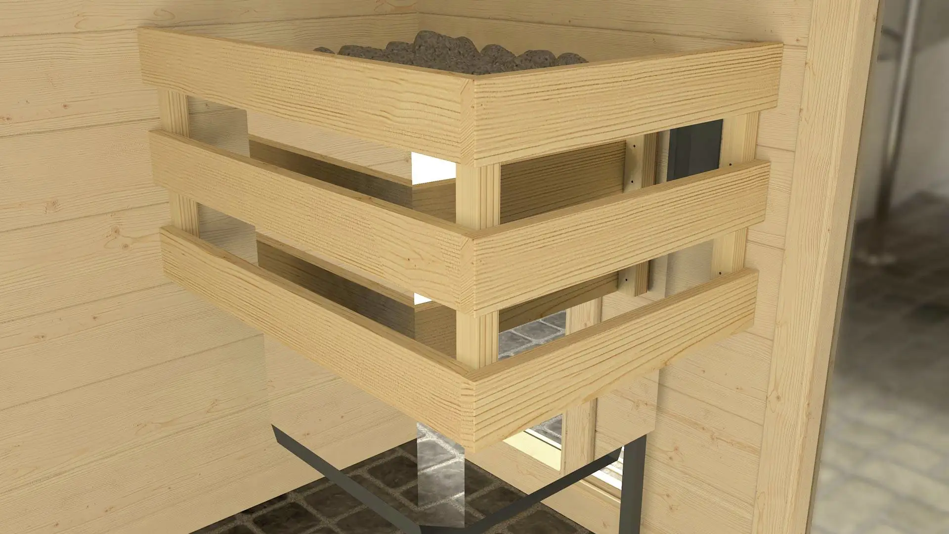 Weka Massivholz-Sauna VALIDA Gr. 4 Sparset 9,0 kW