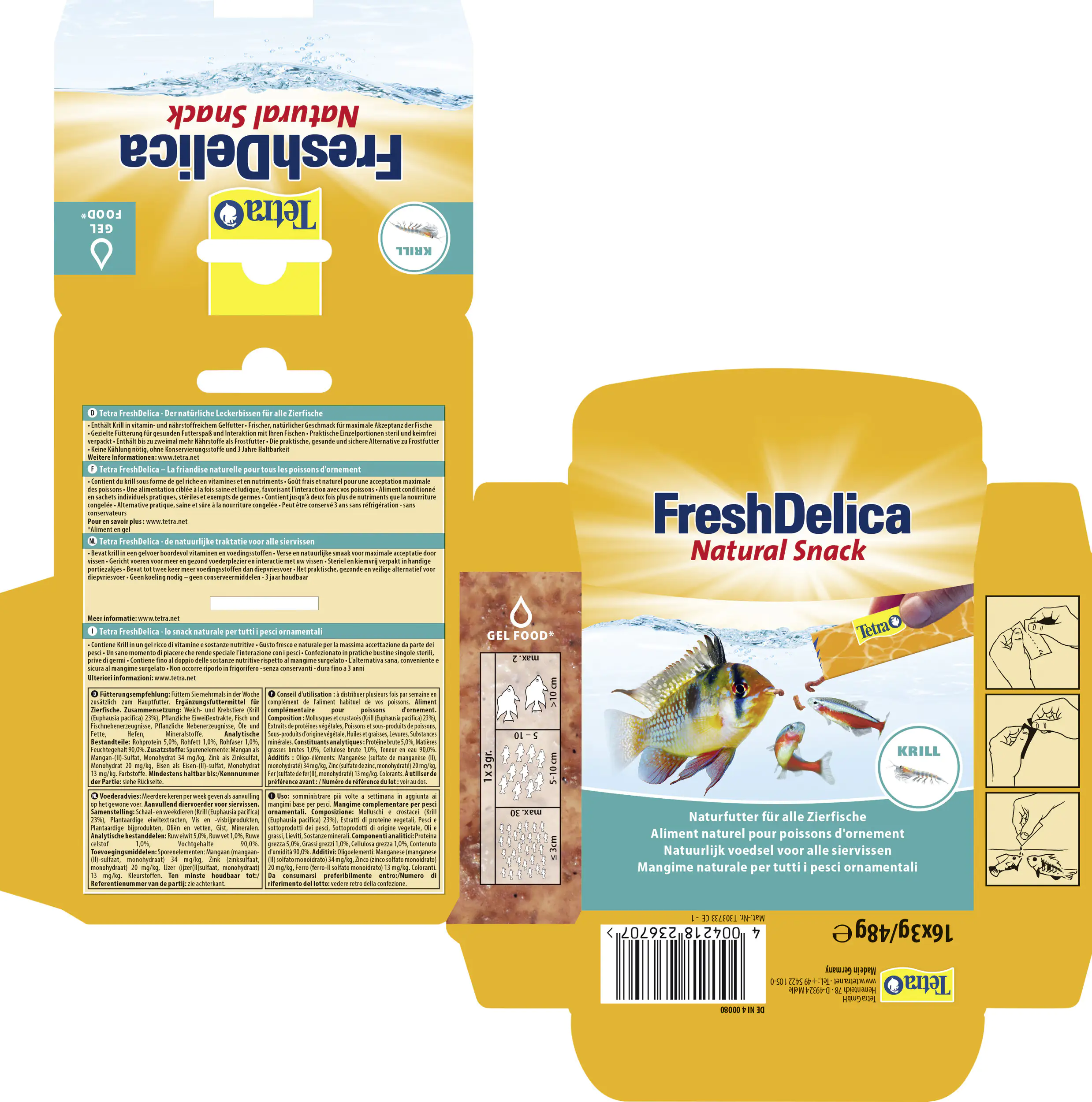 Tetra FreshDelica Krill 48 g