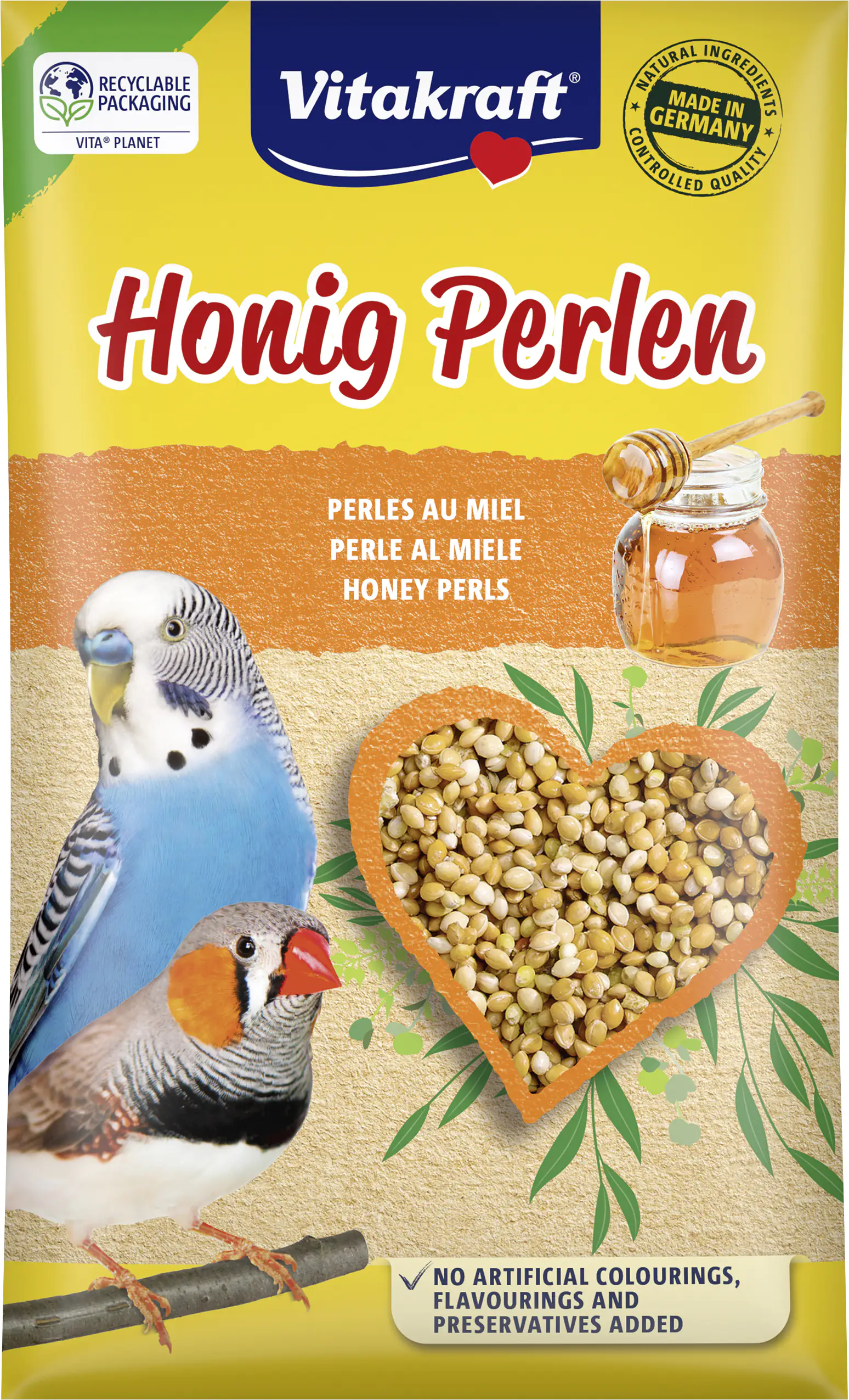 Vitakraft Vogelfutter Honig Perlen 20 g