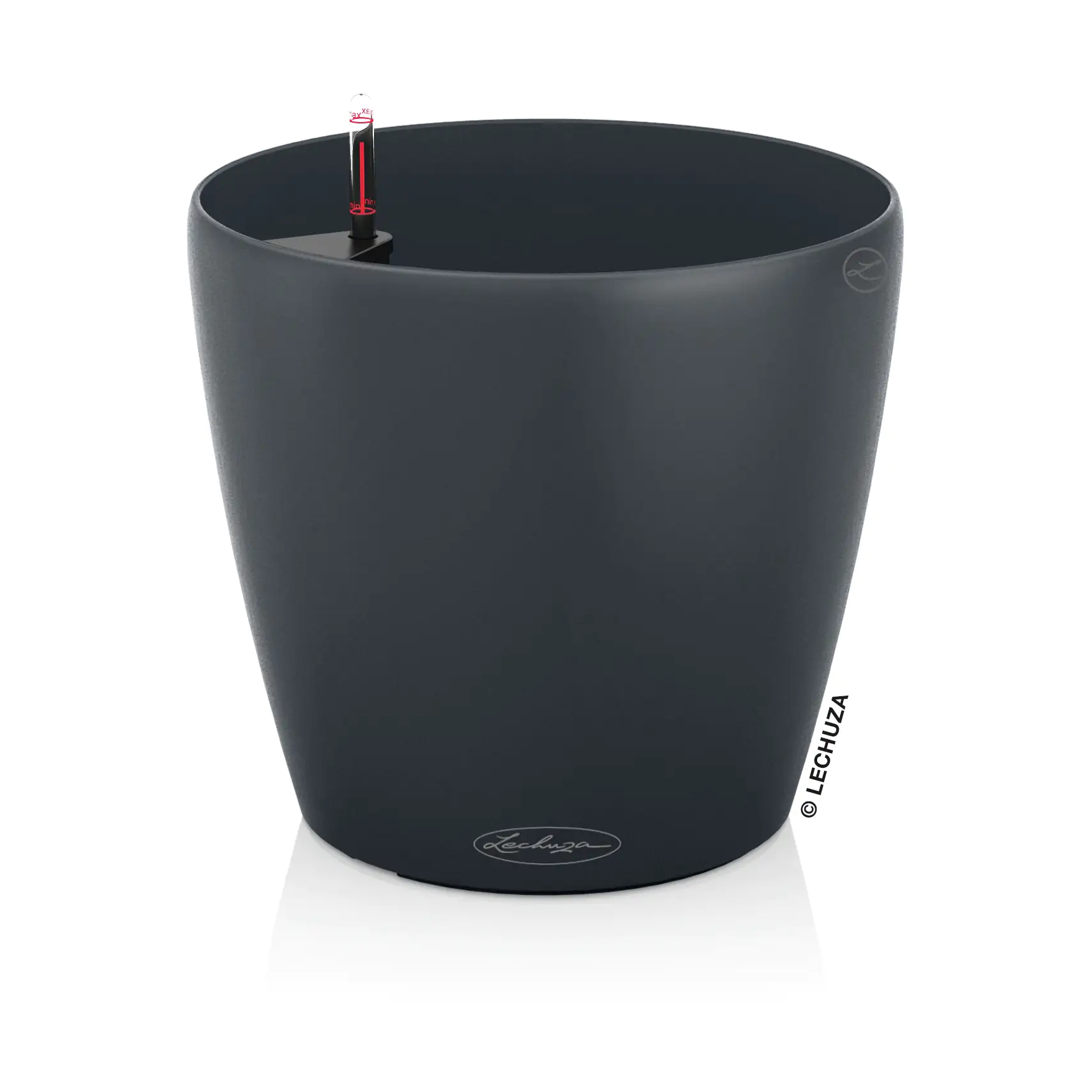 Lechuza Übertopf Classico Color Ø 34,5 x 32,5 cm schiefergrau