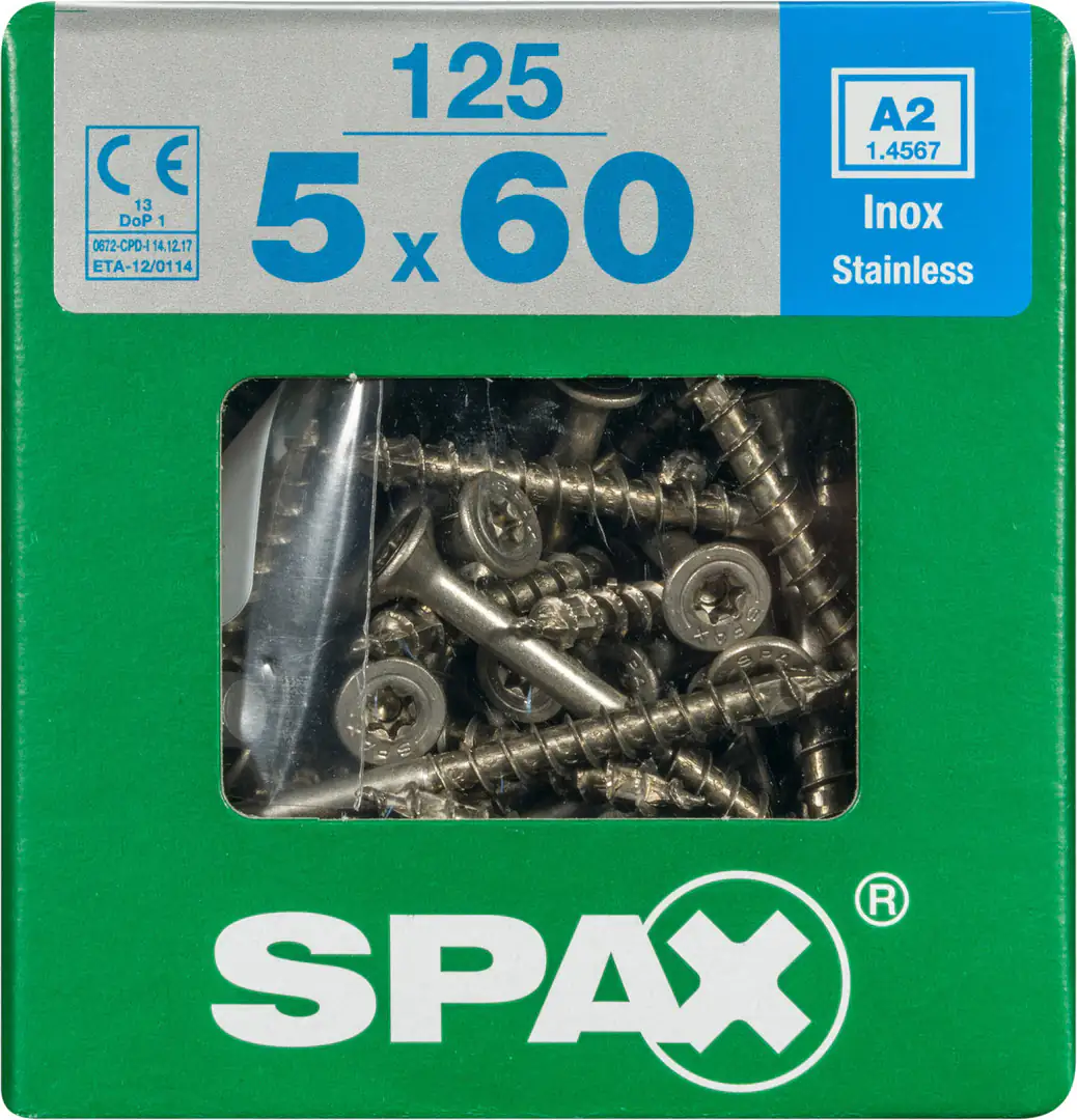 Spax Universalschrauben 5.0 x 60 mm TX 20 - 125 Stk.