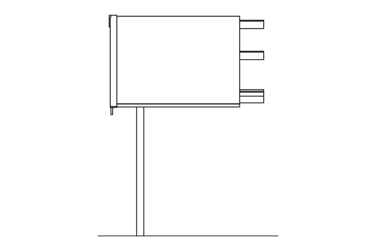 SKAN HOLZ Vordach Toronto 212x420cm, 70plus mit 2. Schalung