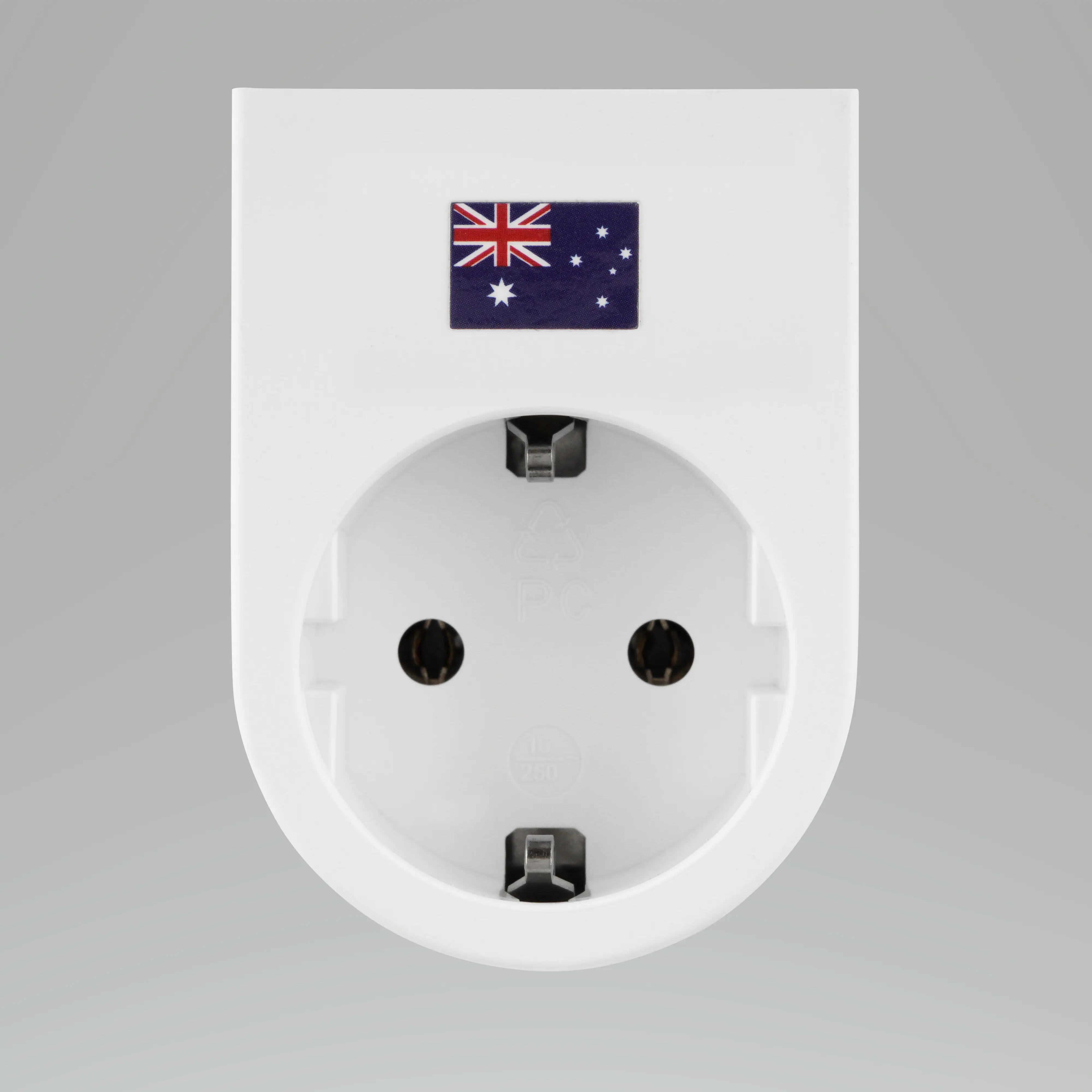 REV Reisestecker Traveler Plus Australien / China weiß REV Reisestecker Traveler Plus Australien / China weiß