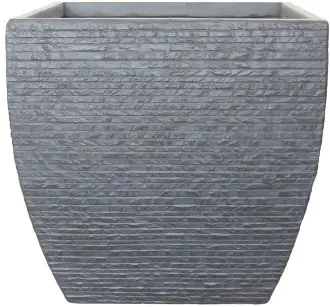 TrendLine Pflanztopf Schiefer-Brickoptik 30,5 x 30,5 x 30,5 cm