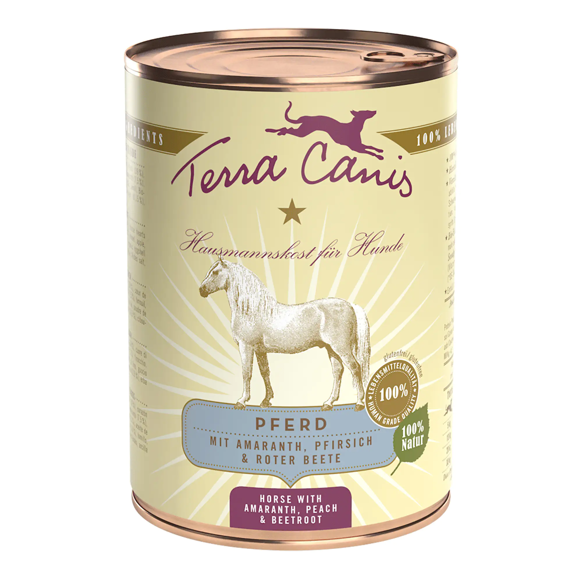 Terra Canis Classic Adult Pferd mit Amaranth Pfirsich & Roter Beete 400 g