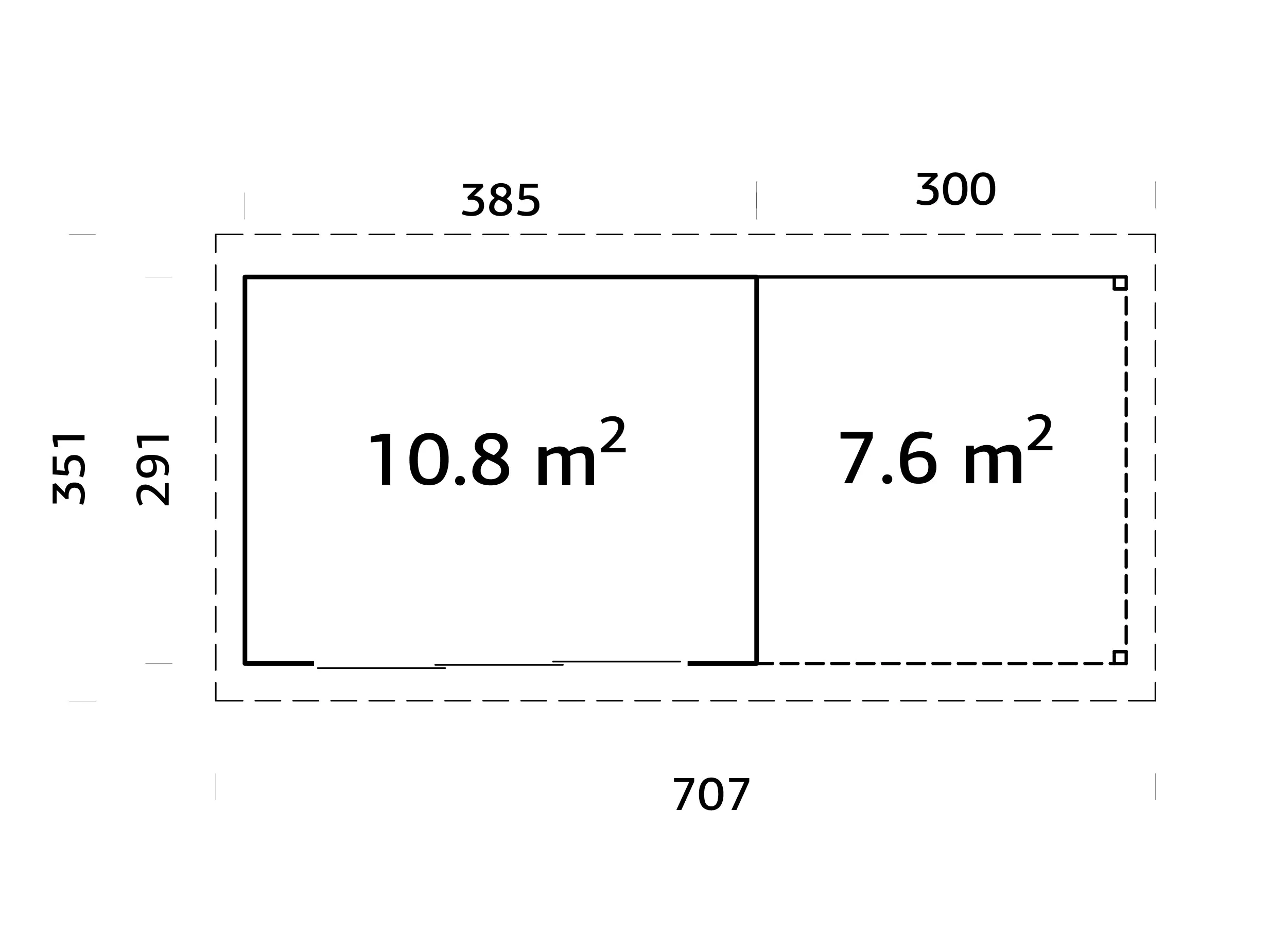 Palmako Gartenhaus Lydia 663 x 291 cm mit Schiebetüren naturbelassen Palmako Gartenhaus Lydia 663 x 291 cm mit Schiebetüren naturbelassen