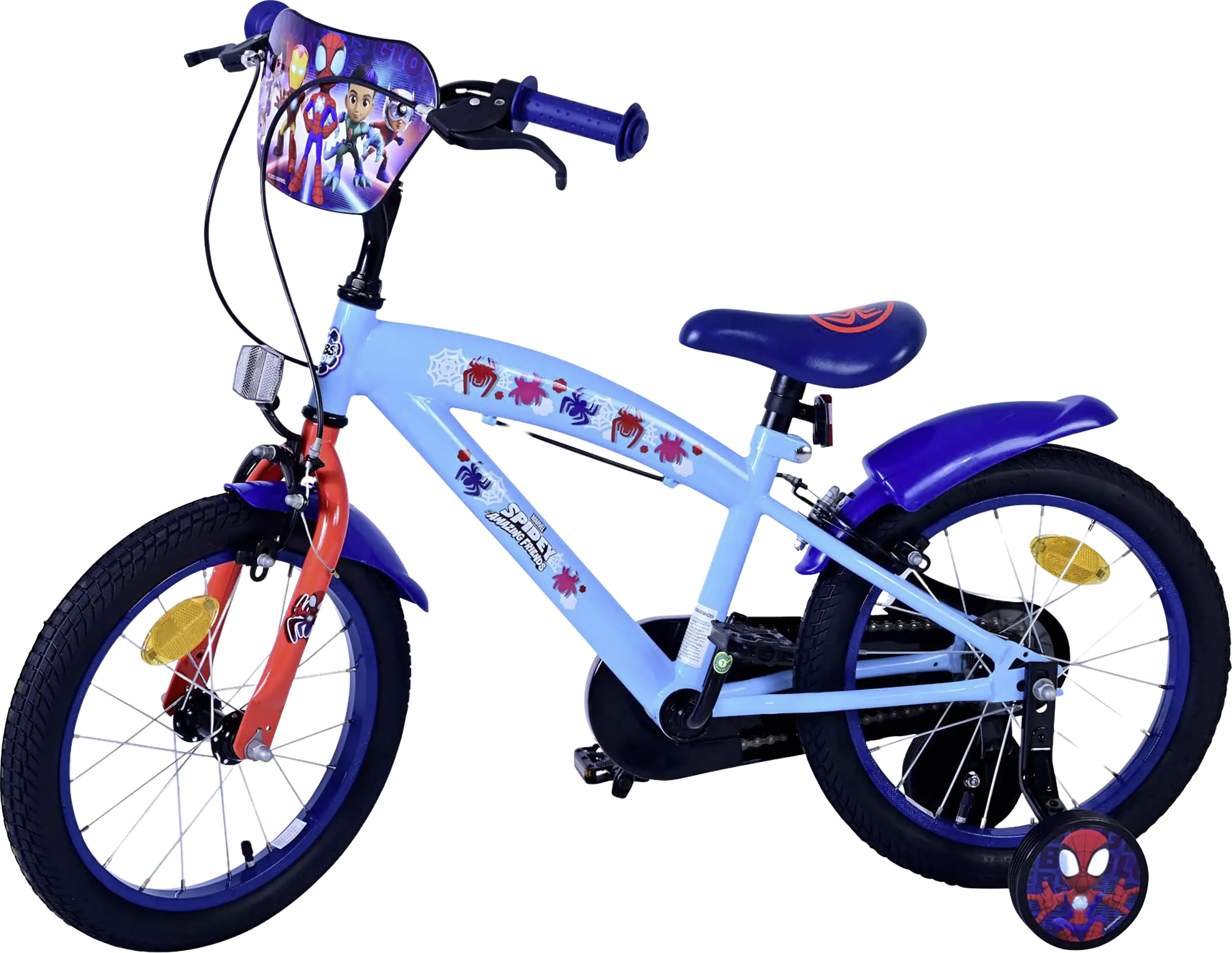 Kinderfahrrad Spidey and his Amazing Friends 16 Zoll blau