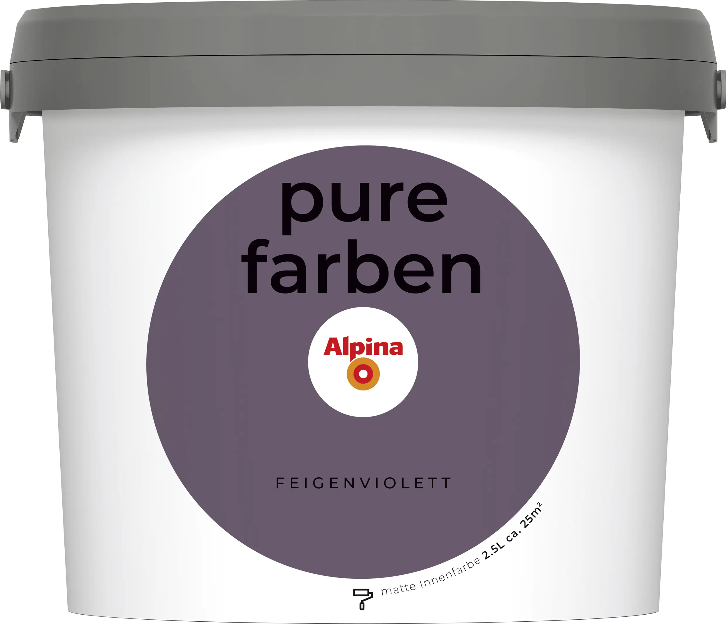 Alpina Pure Farben Wandfarbe feigenviolett 2,5 L