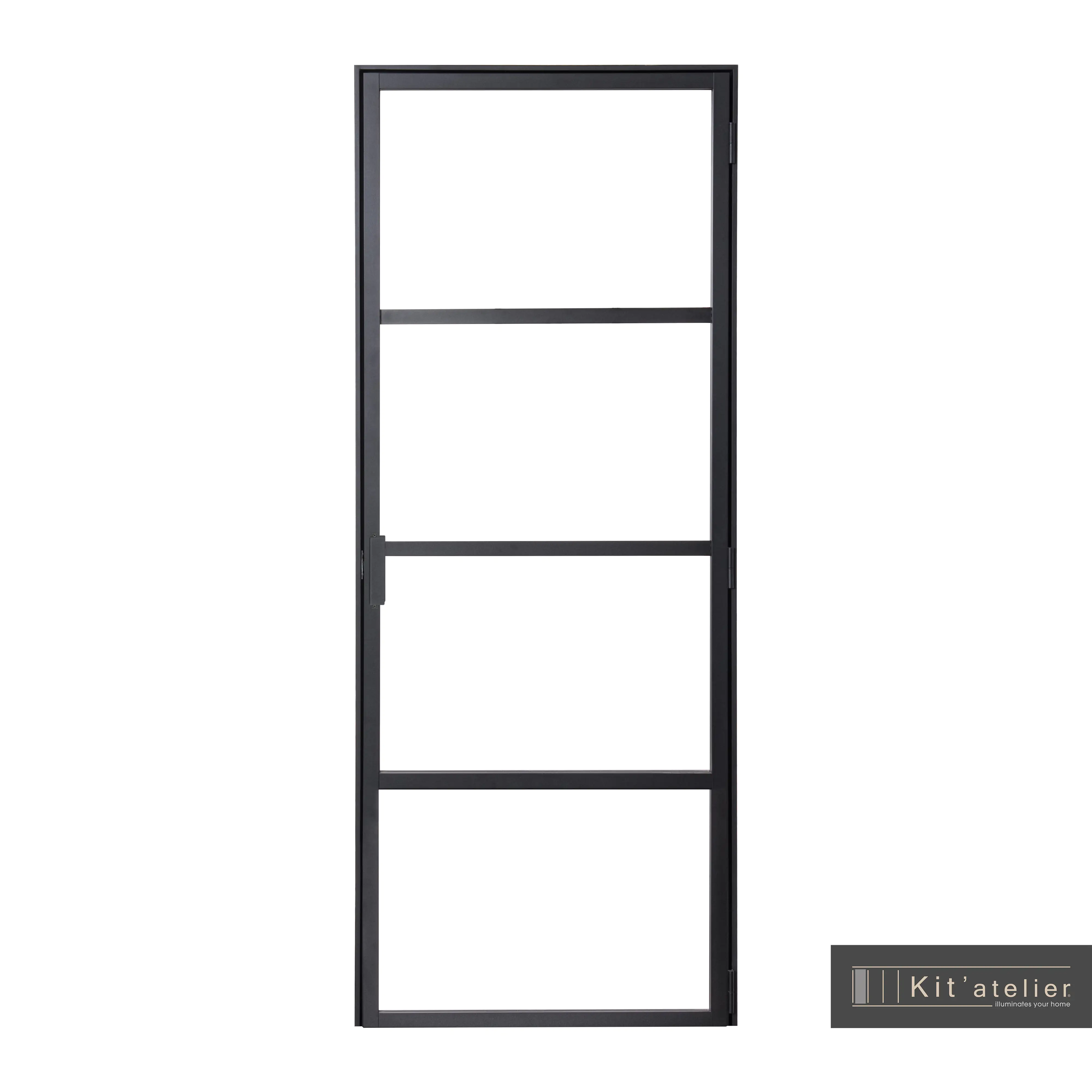 Glastür Loft 88 x 200,5 cm DIN rechts (Türmaß 83x197,2 cm)