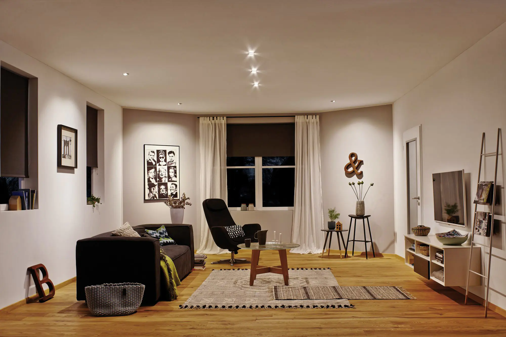 Paulmann LED Einbauleuchte Nova 3er Set eisen Ø 7,8 cm GU10 warmweiß Paulmann LED Einbauleuchte Nova 3er Set eisen Ø 7,8 cm GU10 warmweiß